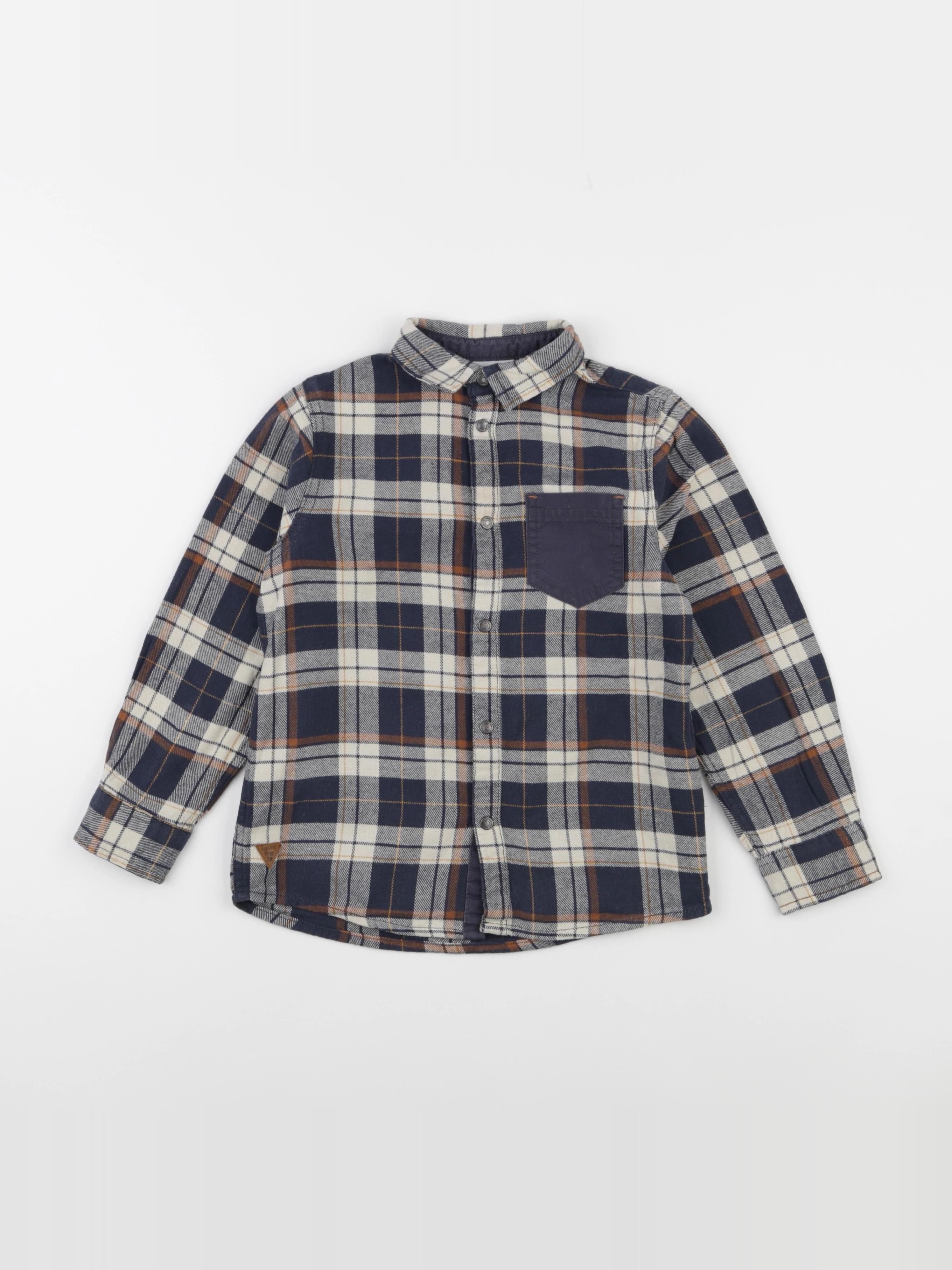 Vertbaudet - chemise bleu - 8 ans