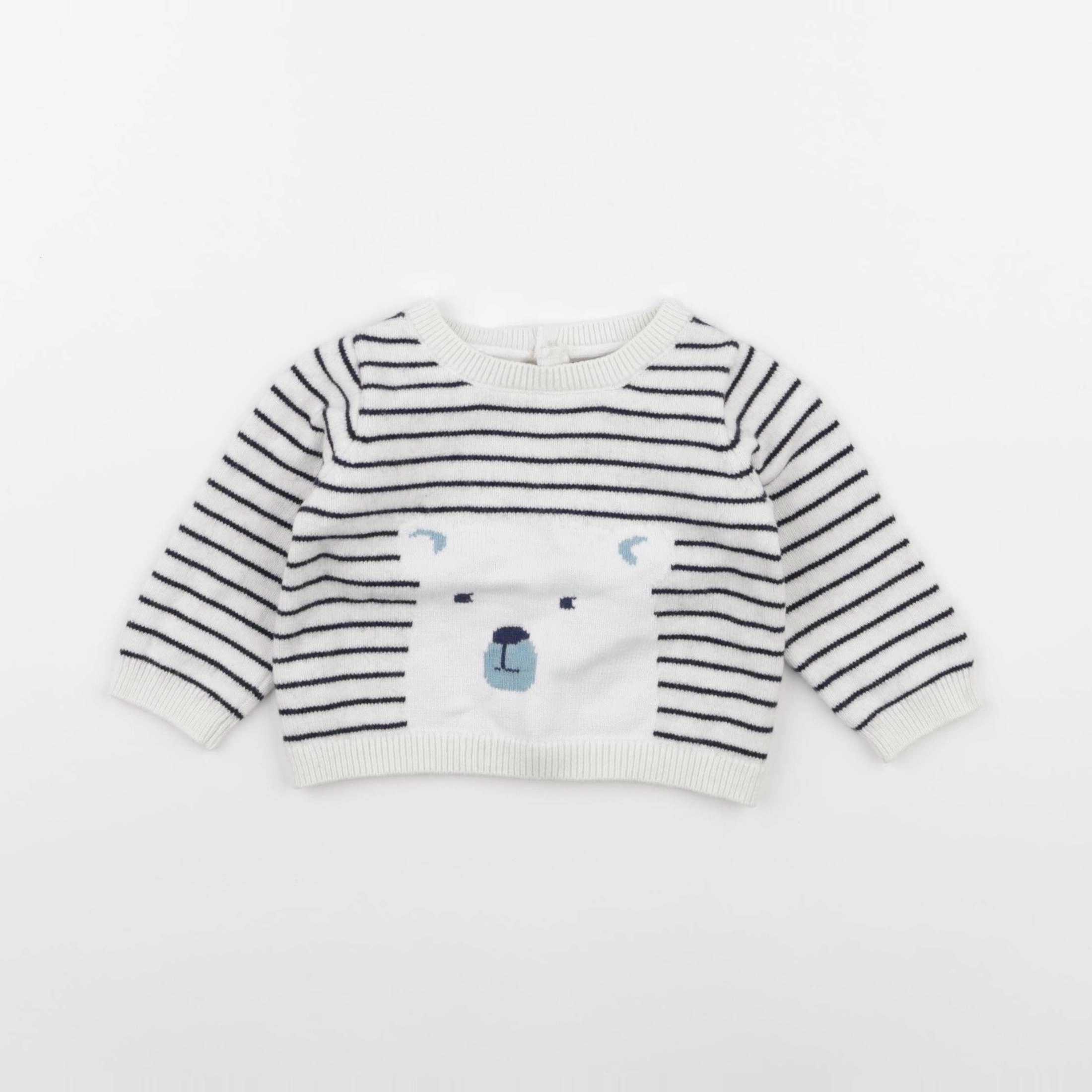 Jacadi - pull bleu - 6 mois