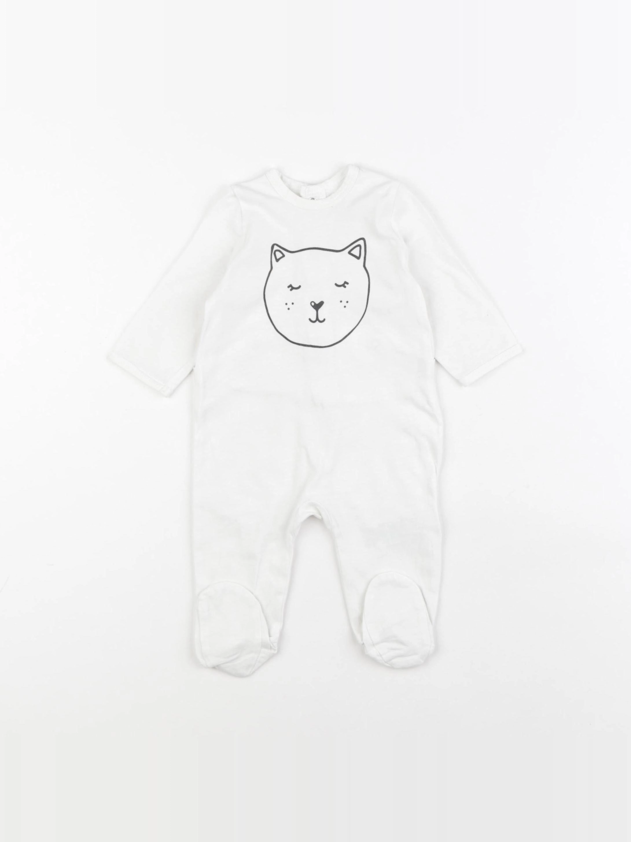 La Redoute - pyjama coton blanc - 3 mois