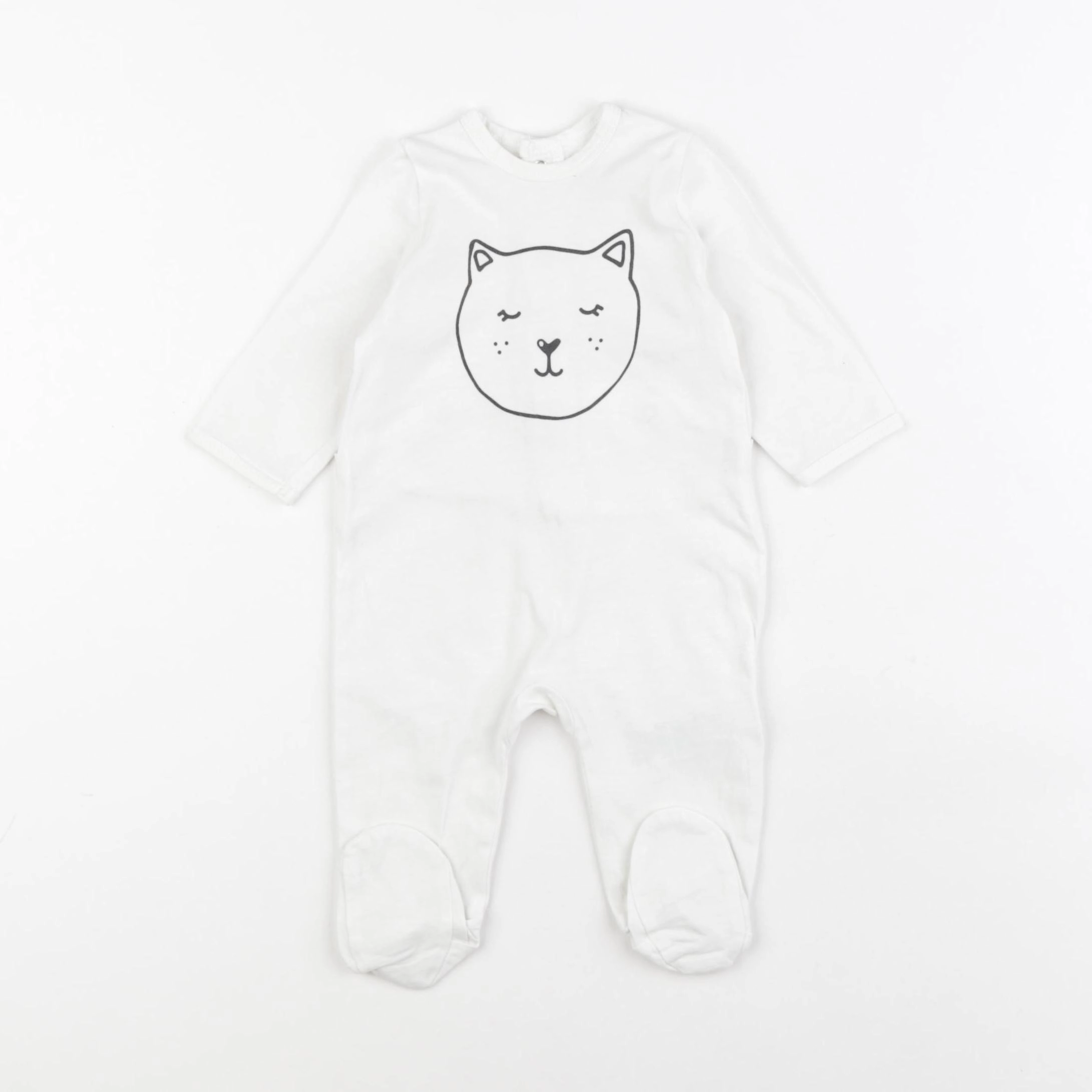 La Redoute - pyjama coton blanc - 3 mois