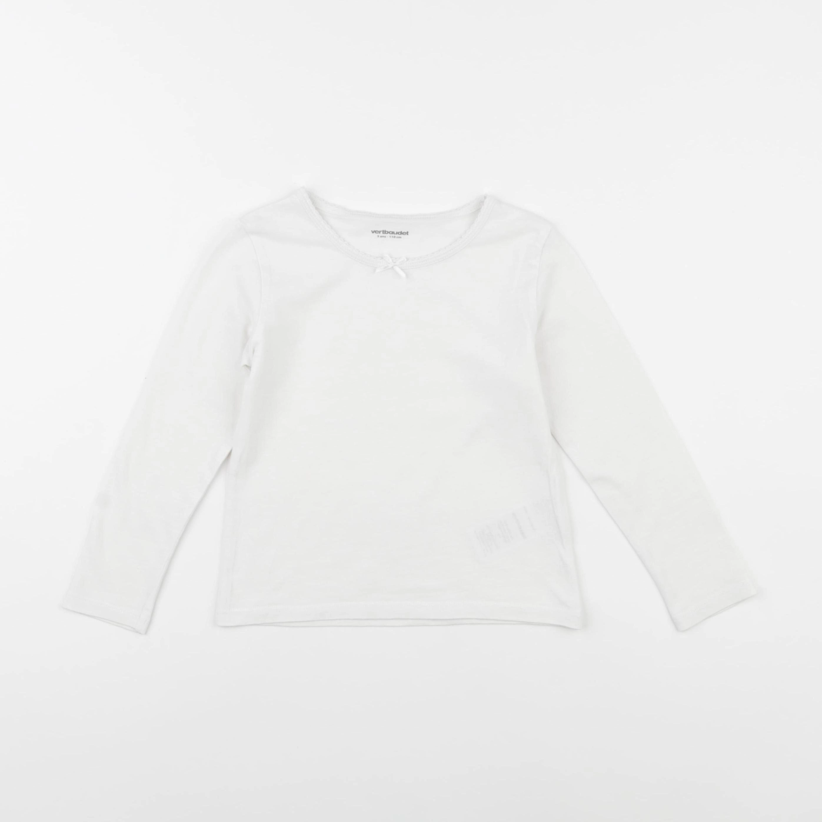 Vertbaudet - maillot de corps blanc - 5 ans