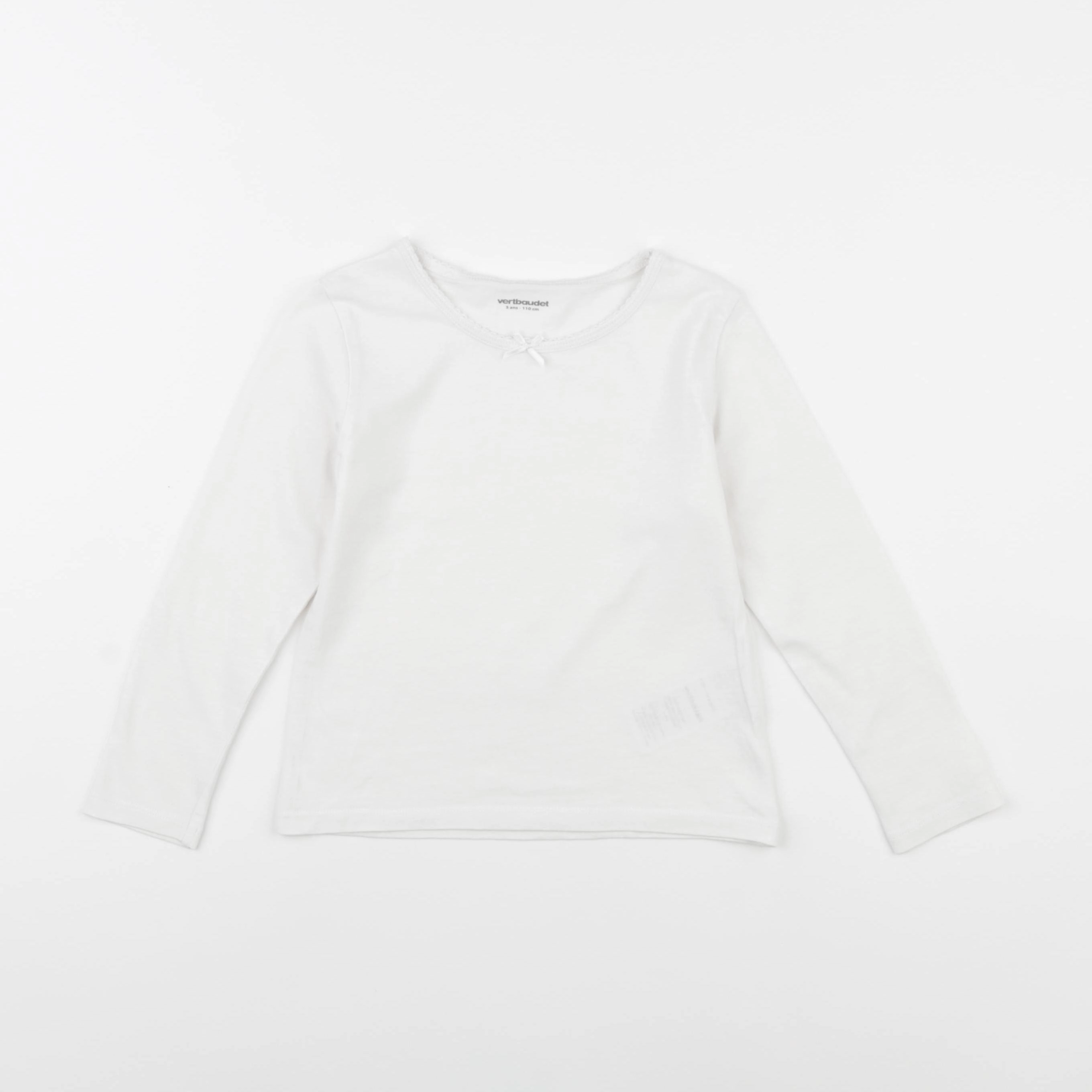 Vertbaudet - maillot de corps blanc - 5 ans
