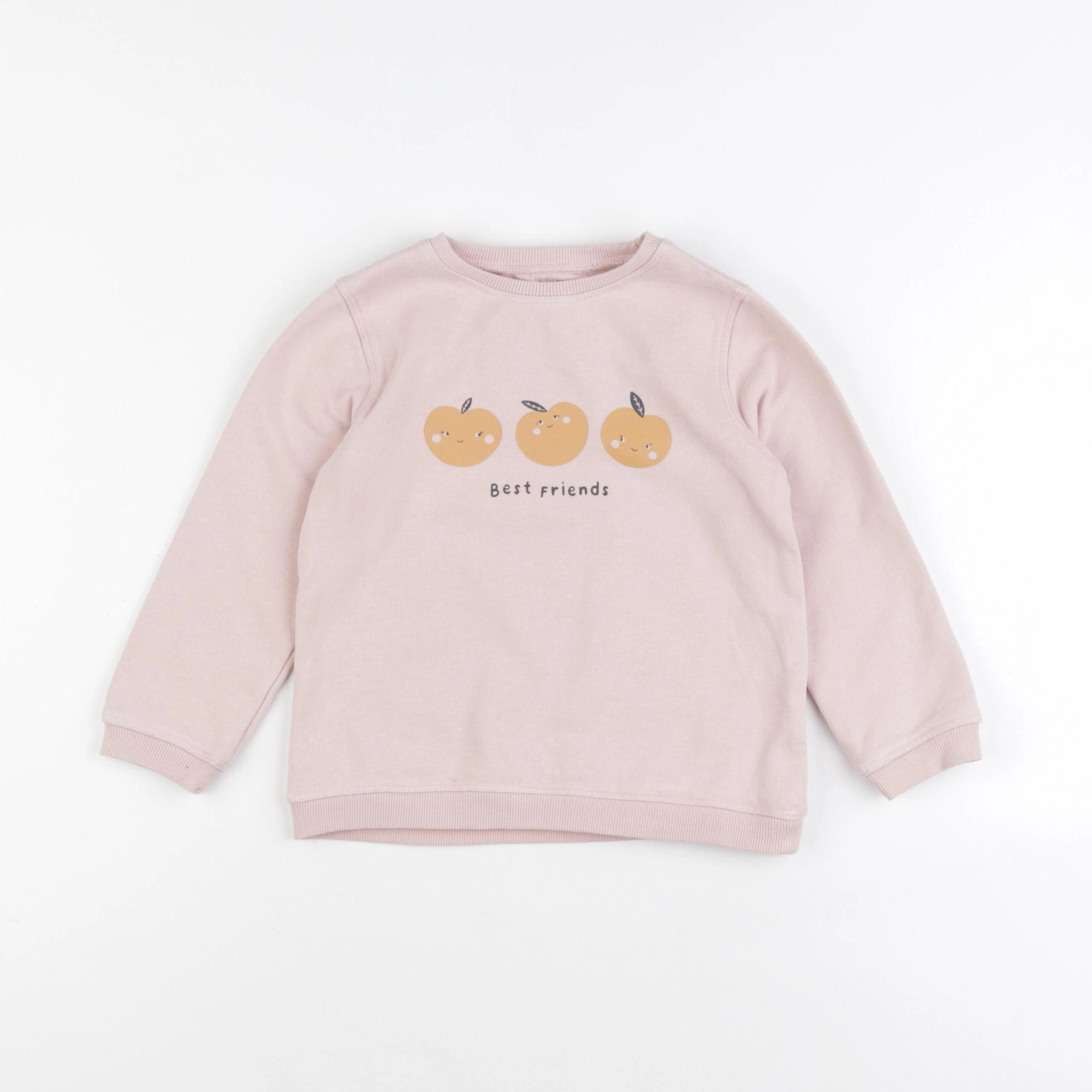 Vertbaudet - sweat rose - 5 ans