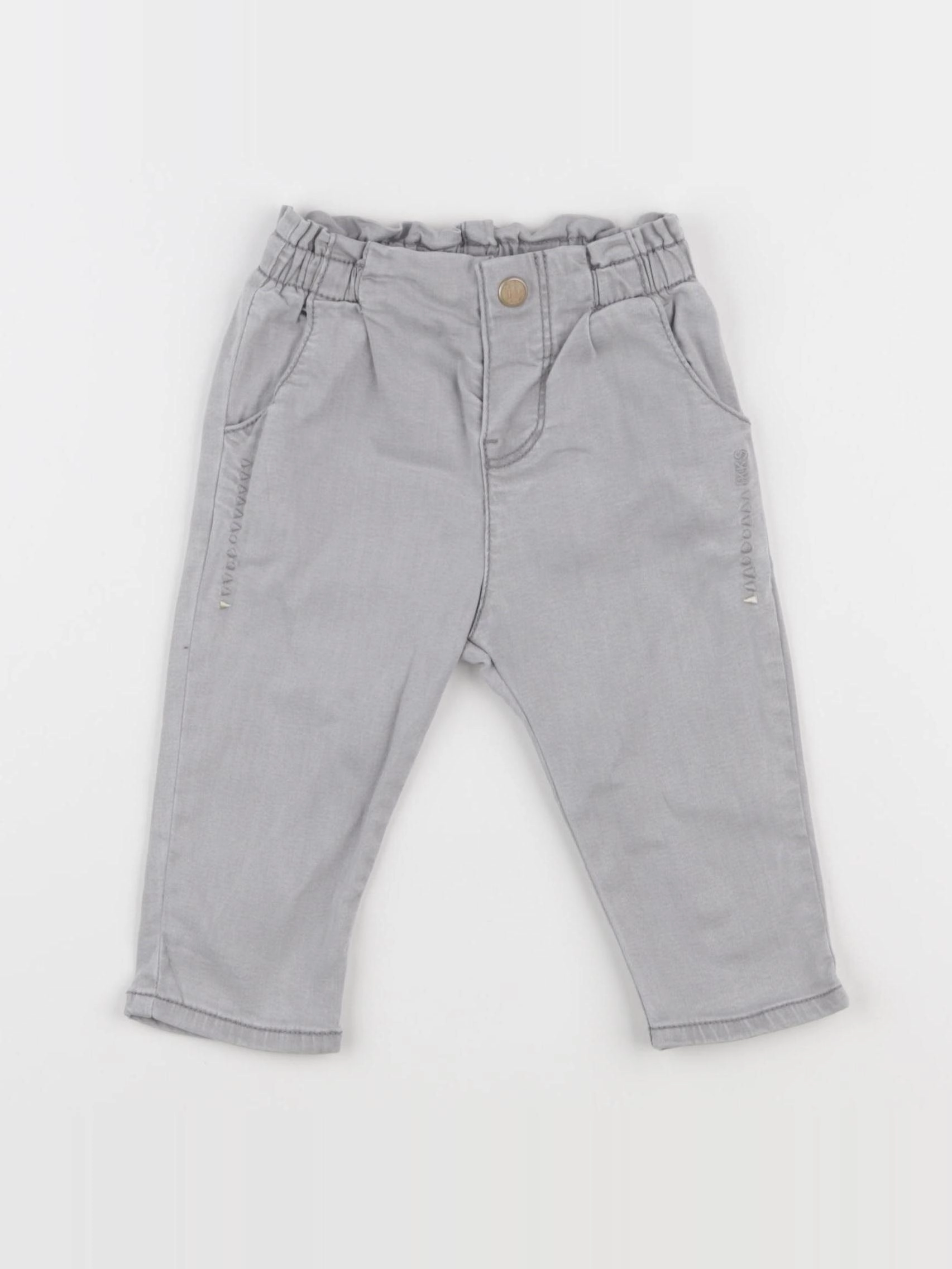 IKKS - jean gris - 6 mois