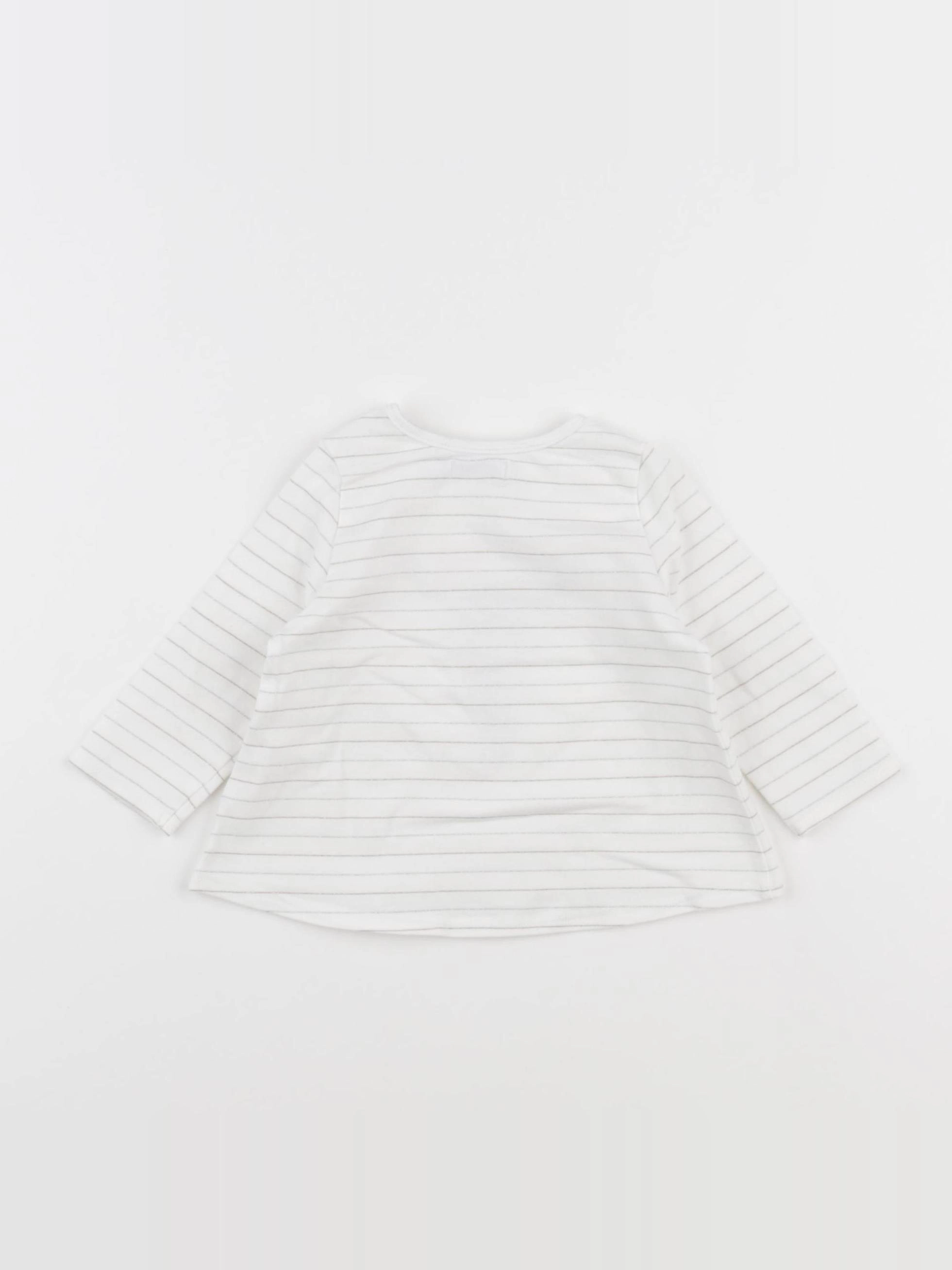 IKKS - tee-shirt blanc - 6 mois