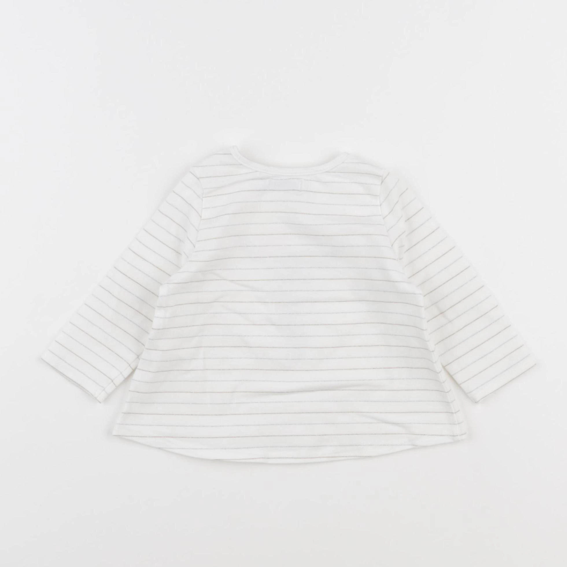 IKKS - tee-shirt blanc - 6 mois