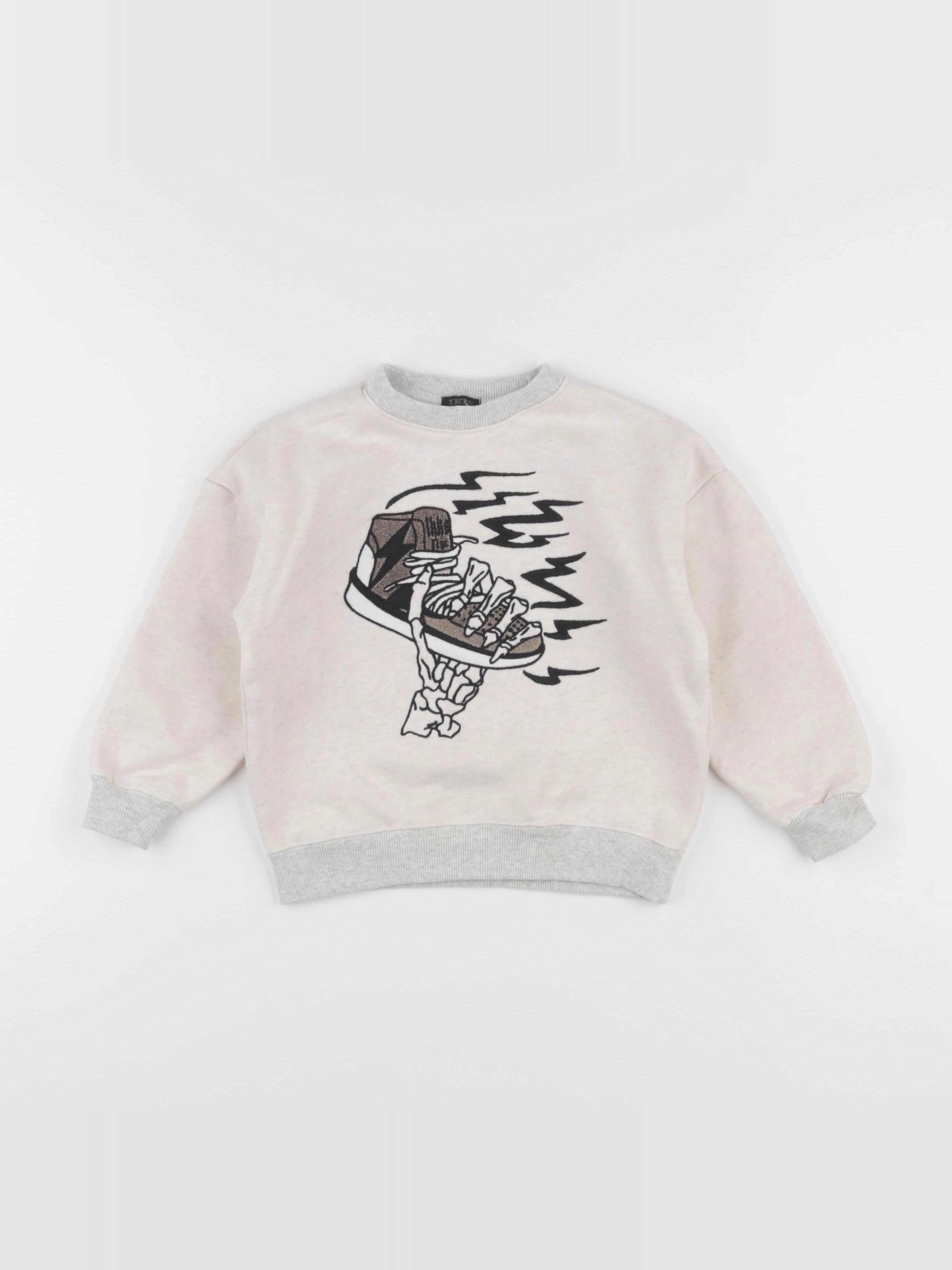 IKKS - sweat beige - 3 ans