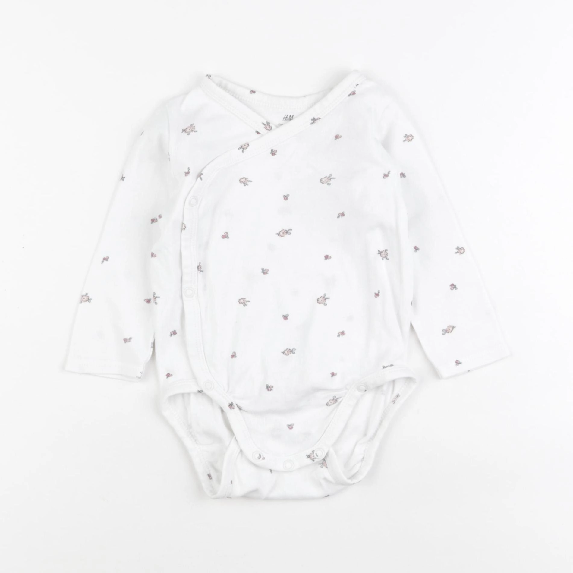 H&M - body blanc - 6/9 mois