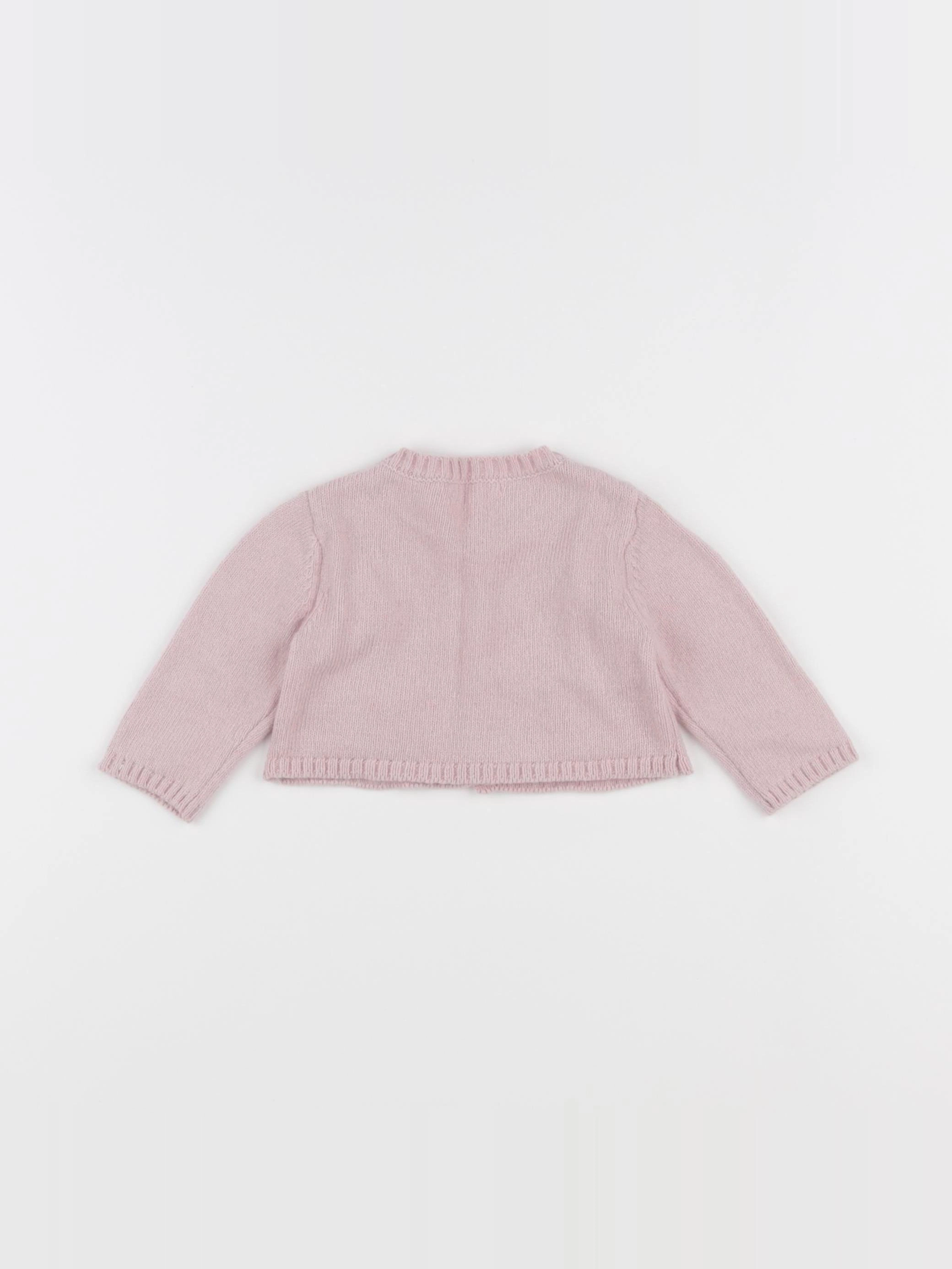 Gocco - gilet rose - 1/3 mois