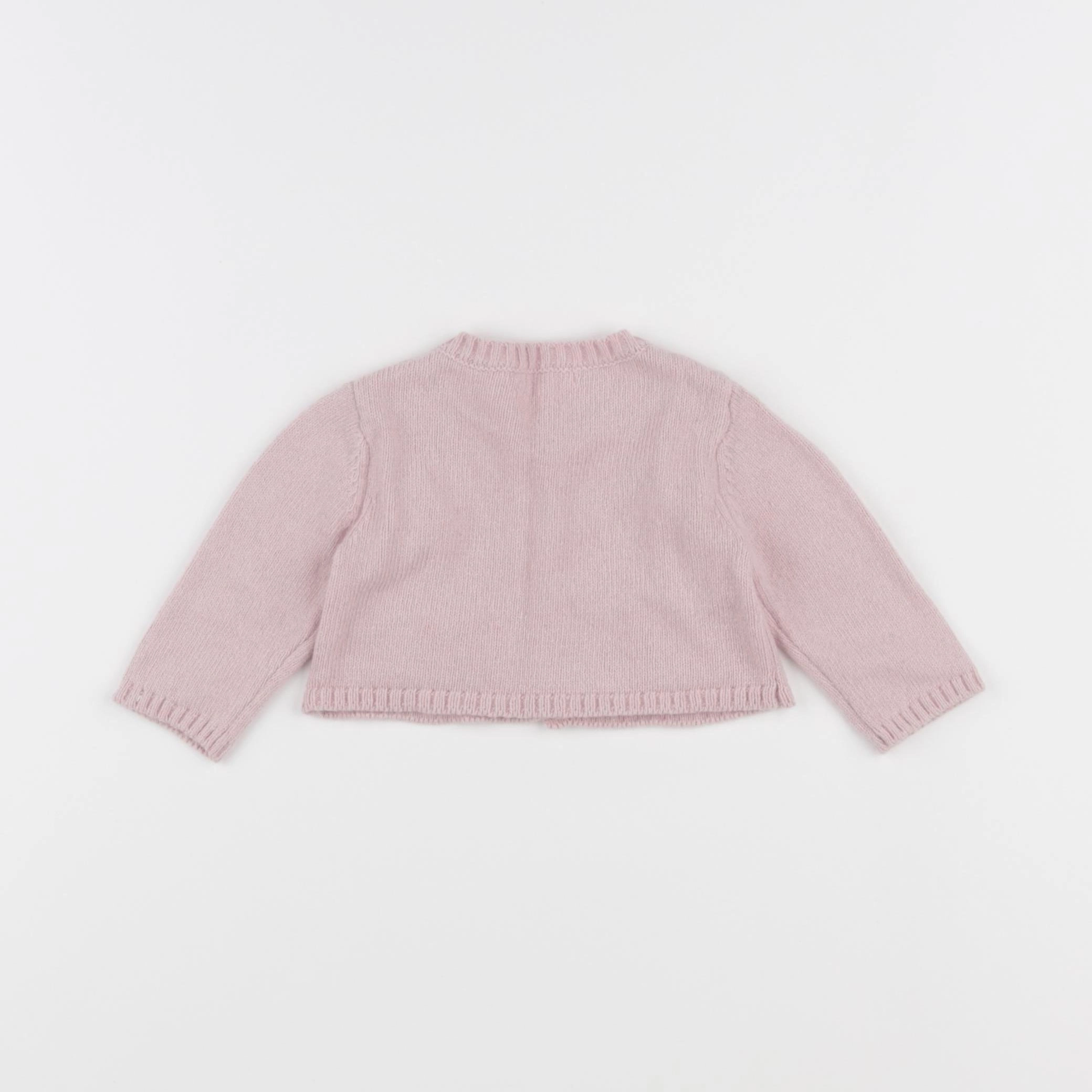 Gocco - gilet rose - 1/3 mois