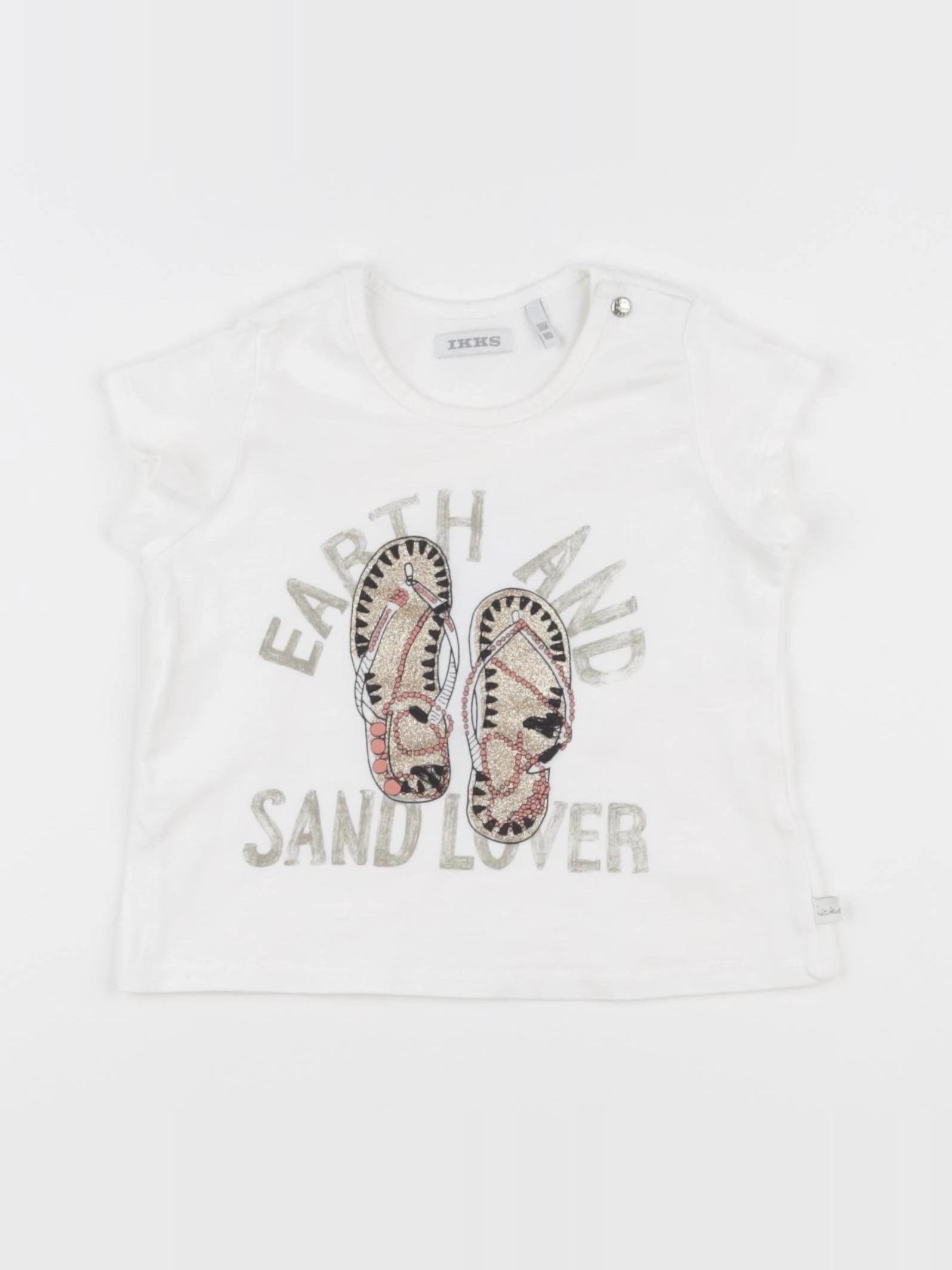 IKKS - tee-shirt blanc - 18 mois