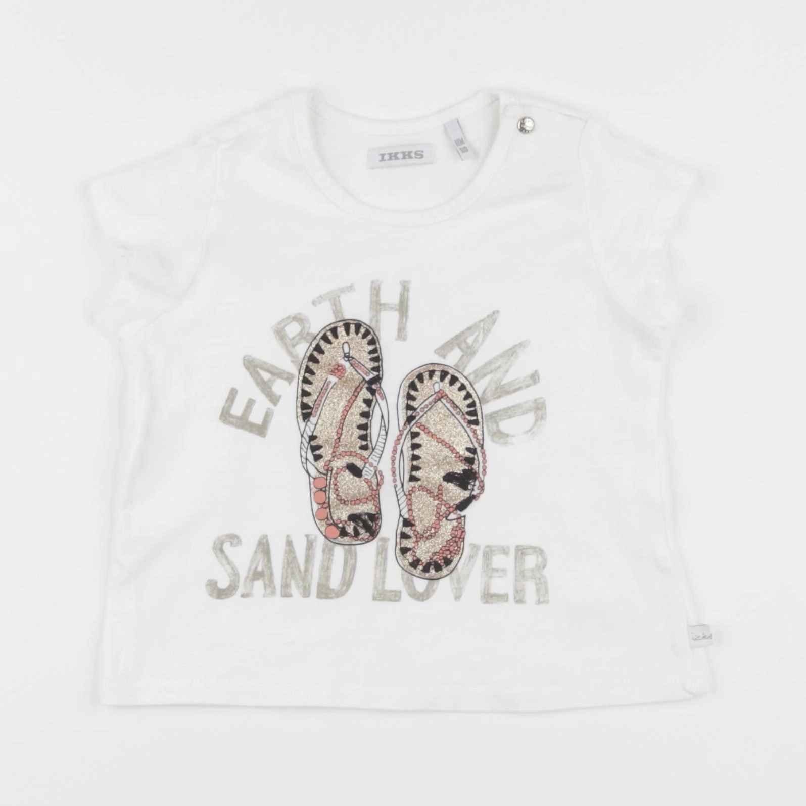 IKKS - tee-shirt blanc - 2 ans