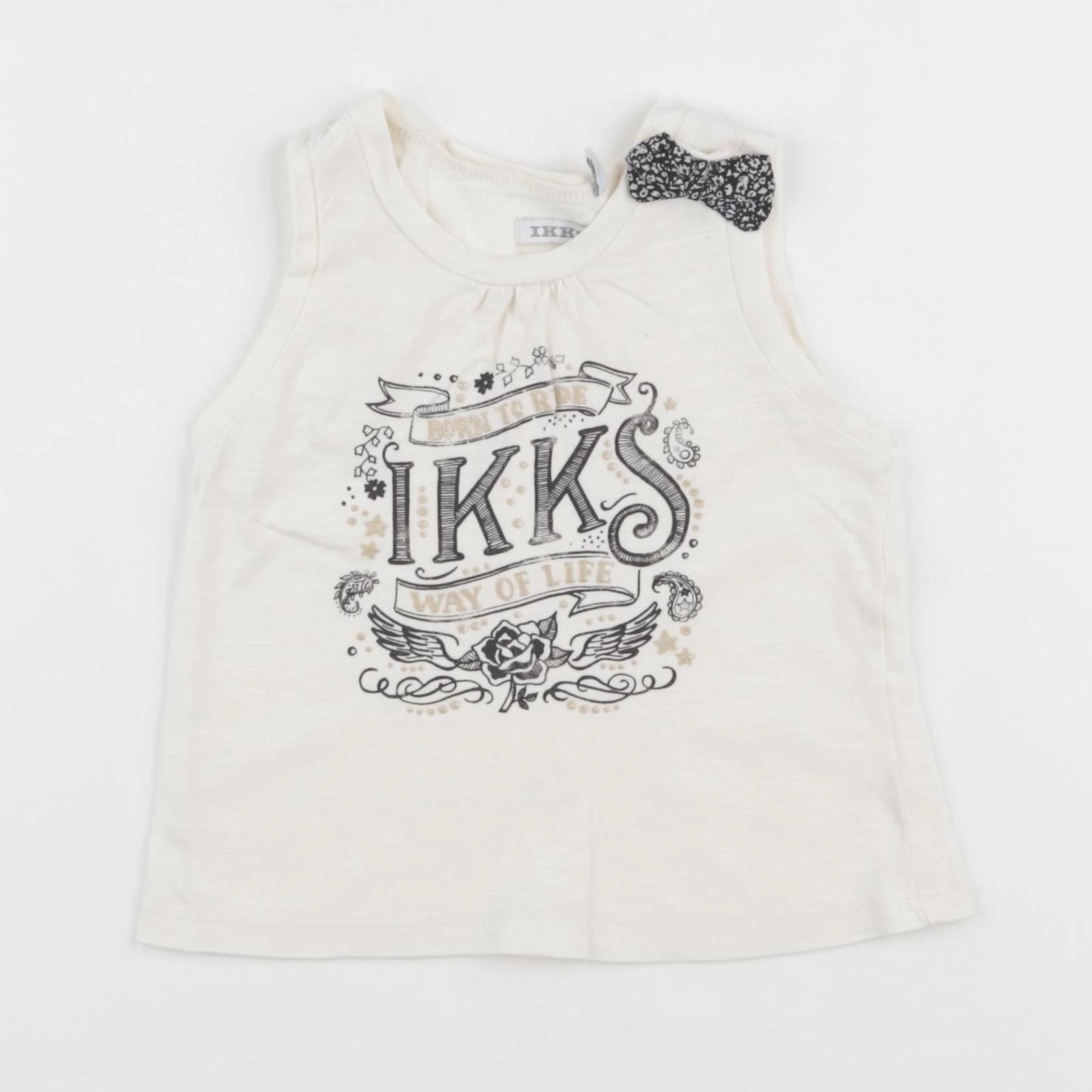 IKKS - débardeur blanc - 18 mois