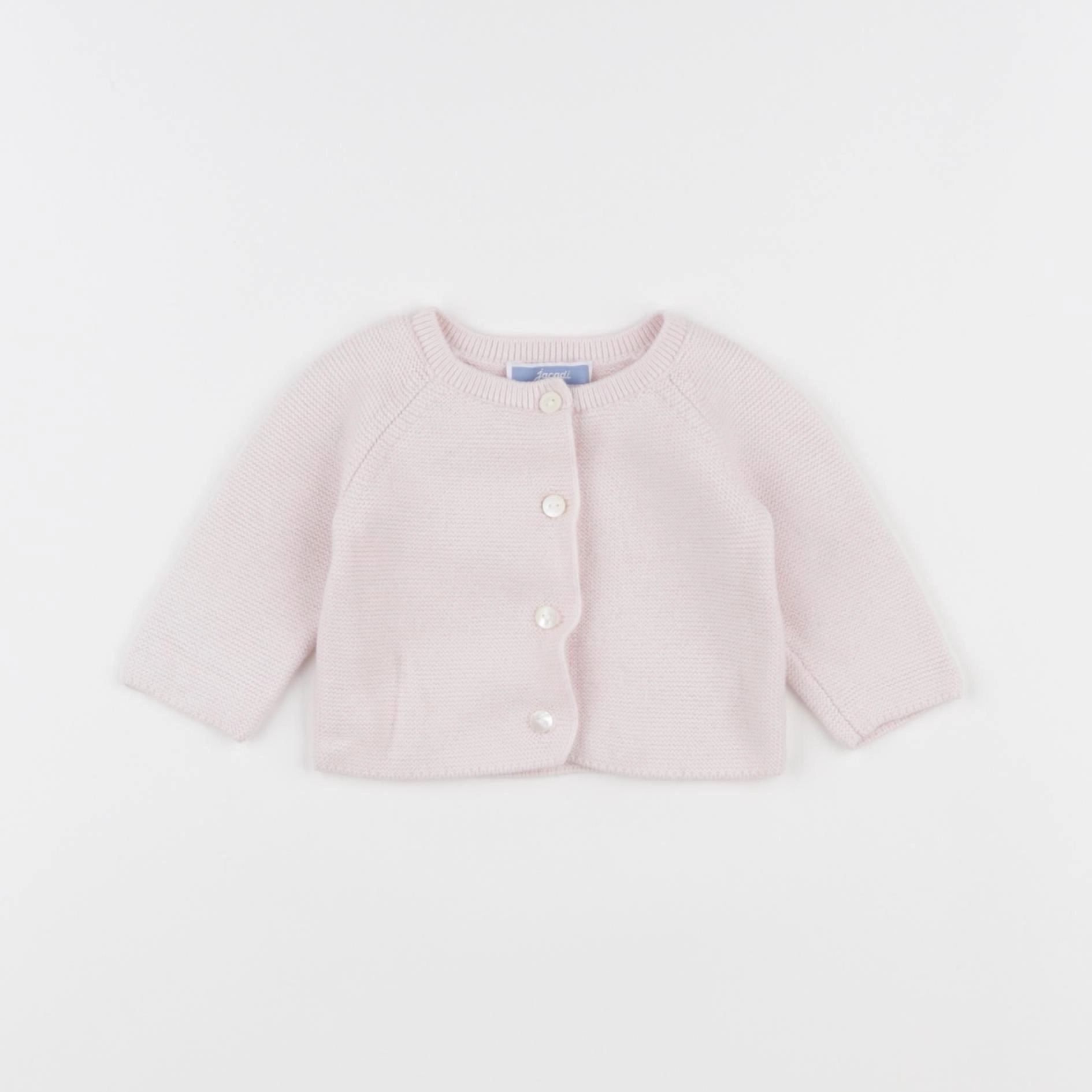 Jacadi - gilet rose - 1 mois