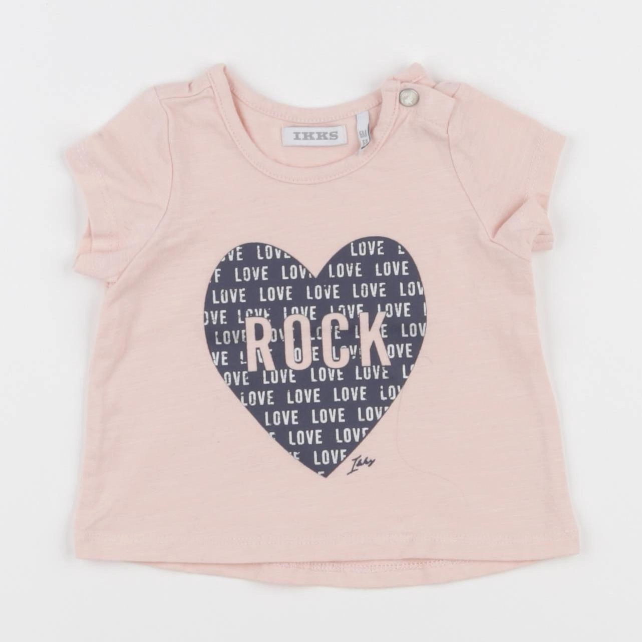 IKKS - tee-shirt rose - 6 mois