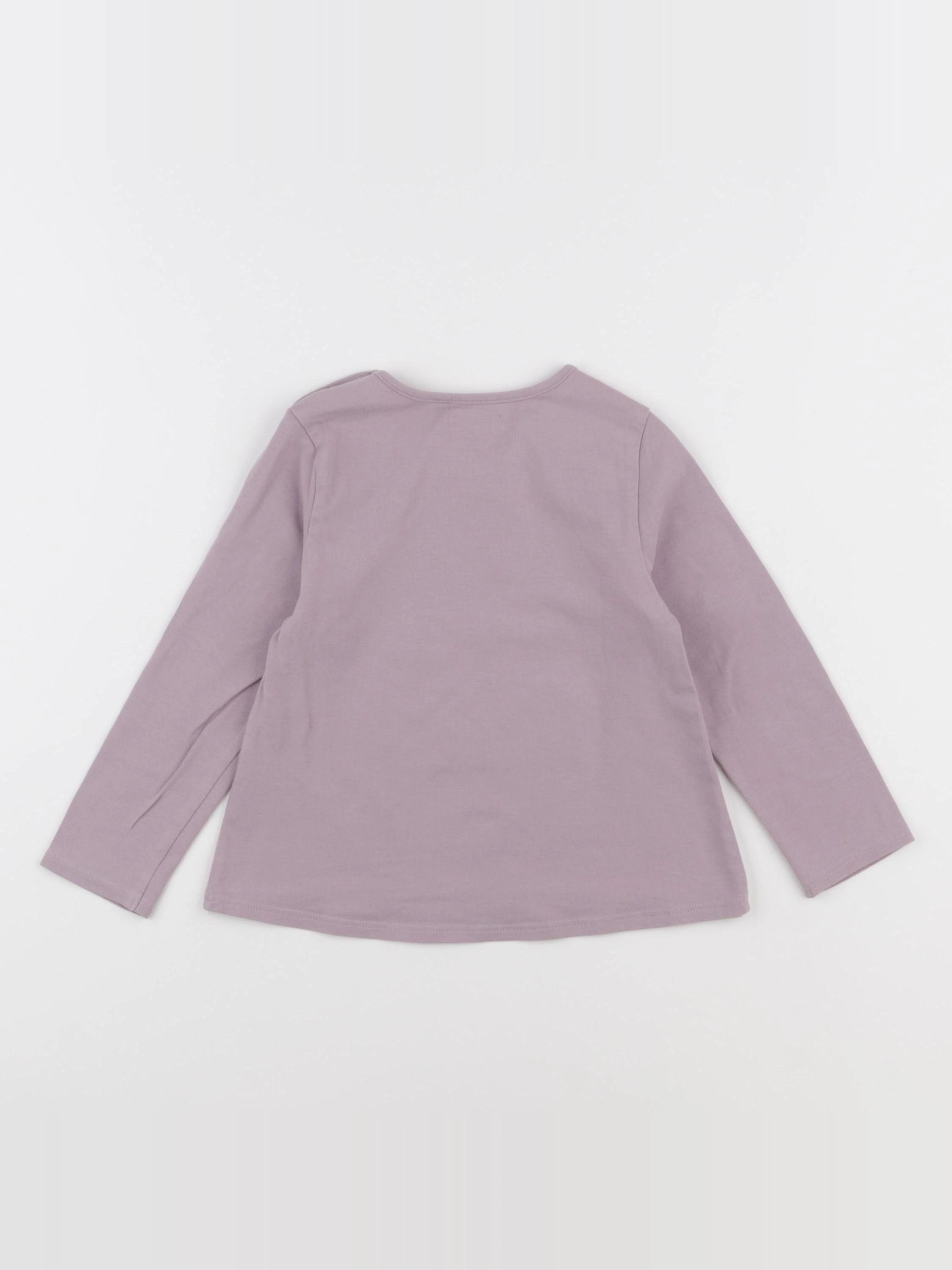 IKKS - tee-shirt violet - 2 ans