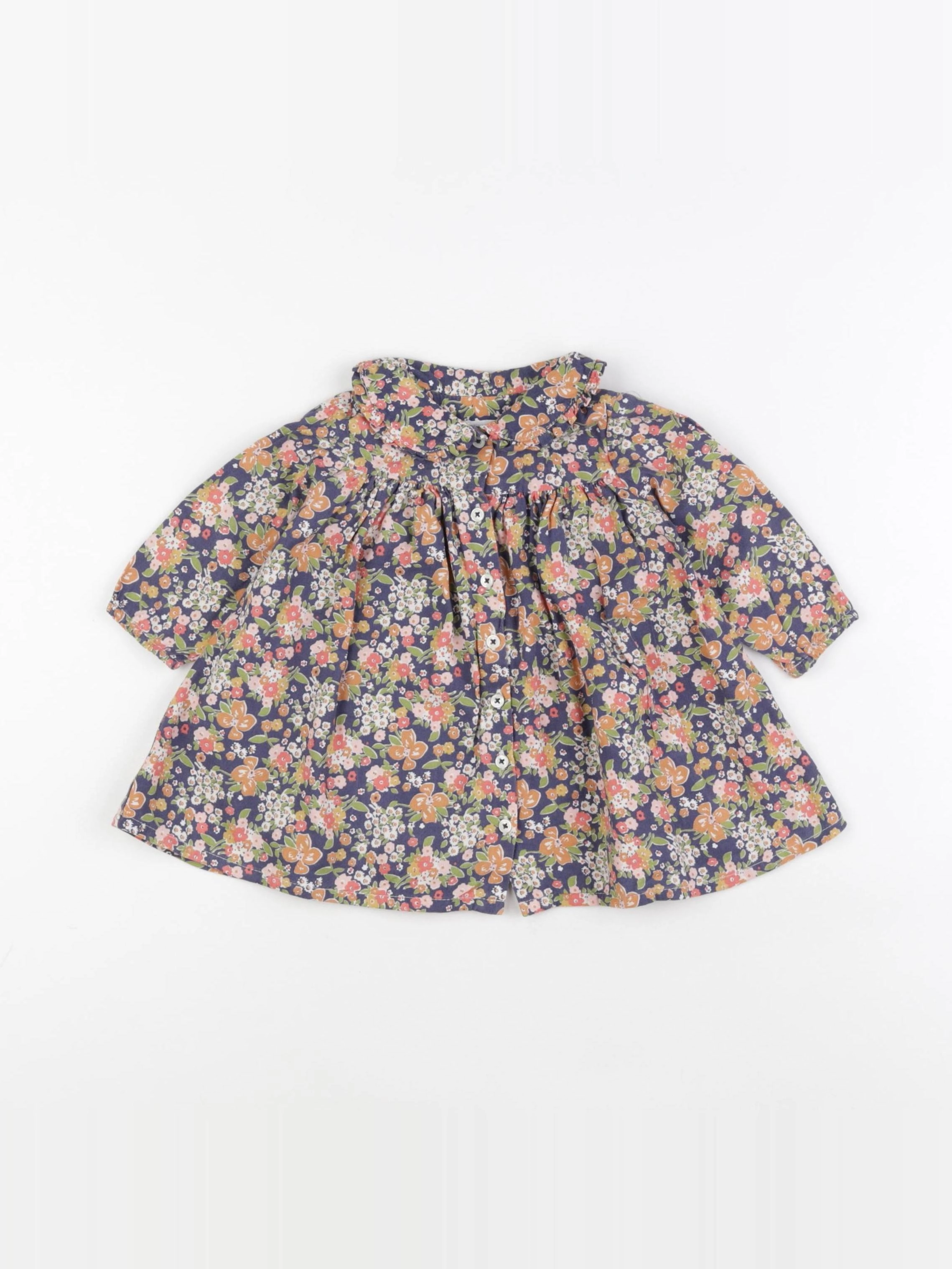 Boutchou - robe multicolore - 6 mois