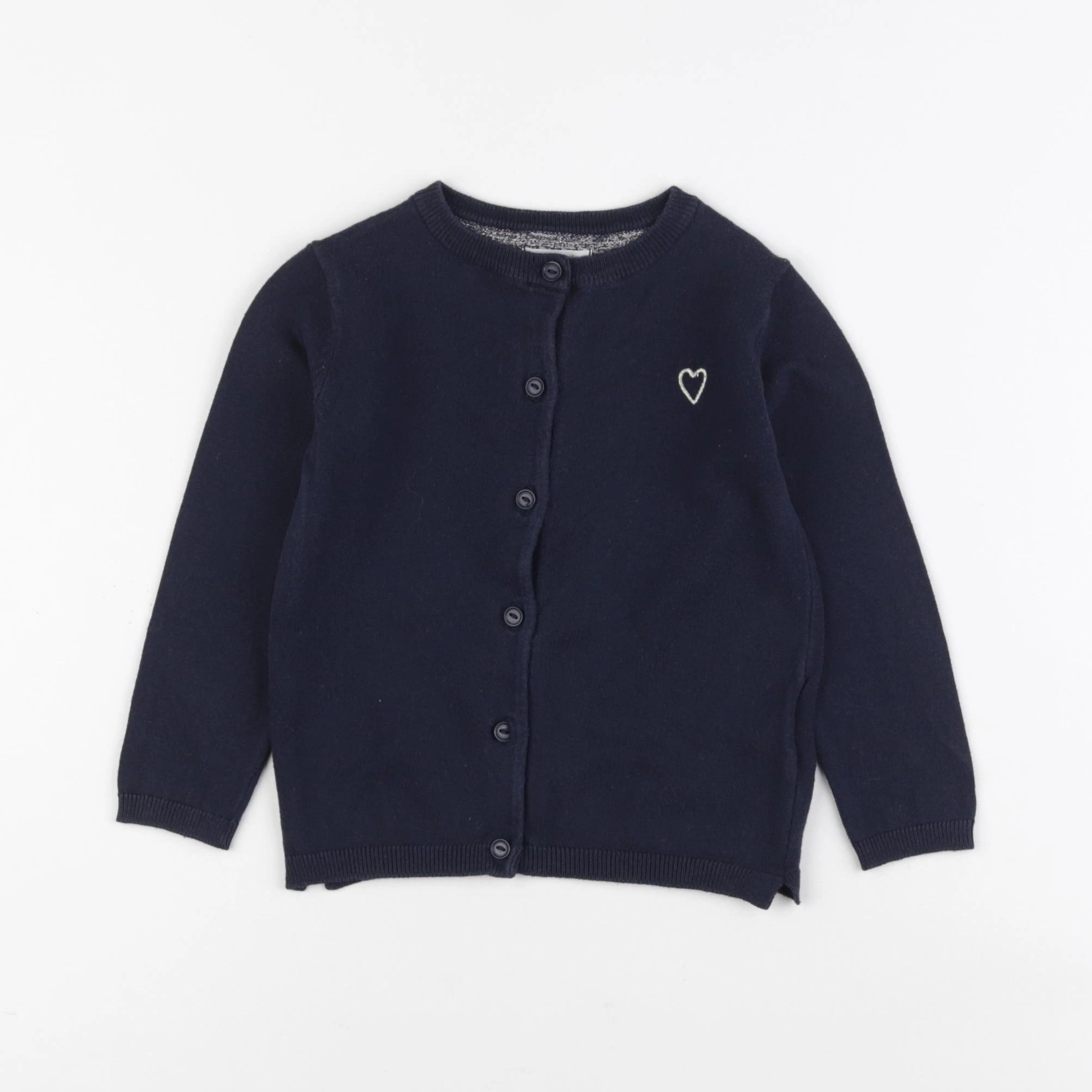 Vertbaudet - gilet bleu - 3 ans