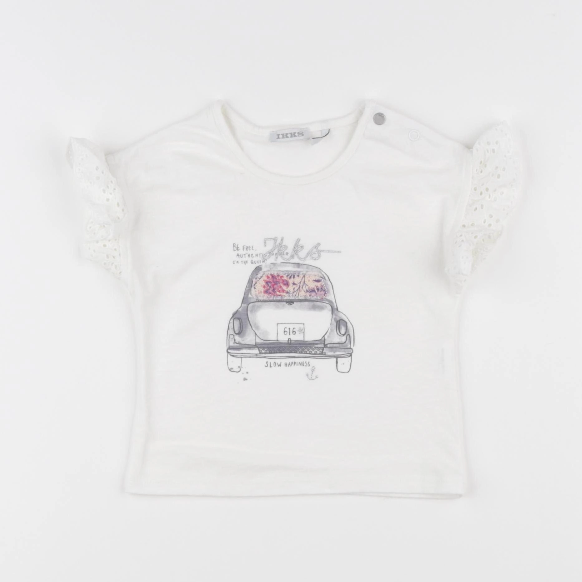 IKKS - tee-shirt blanc - 18 mois