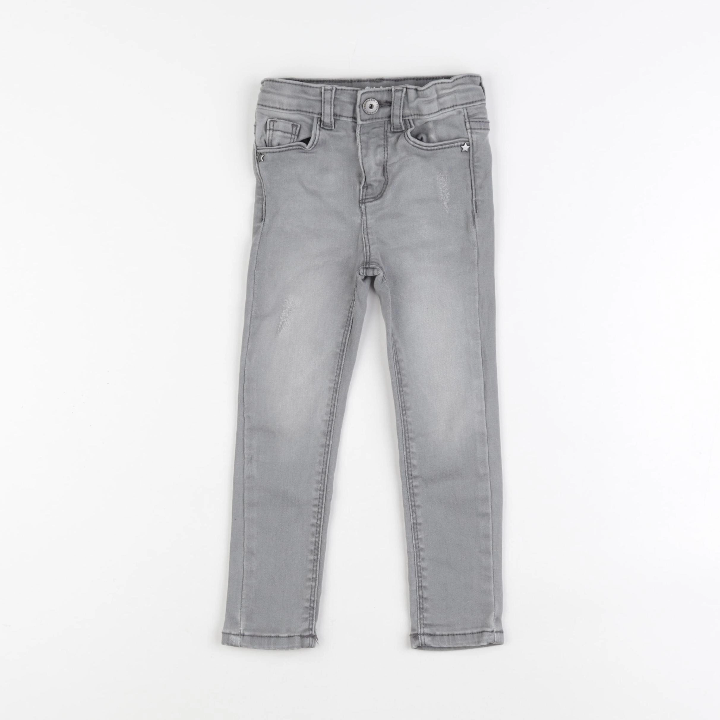 Vertbaudet - jean gris - 3 ans