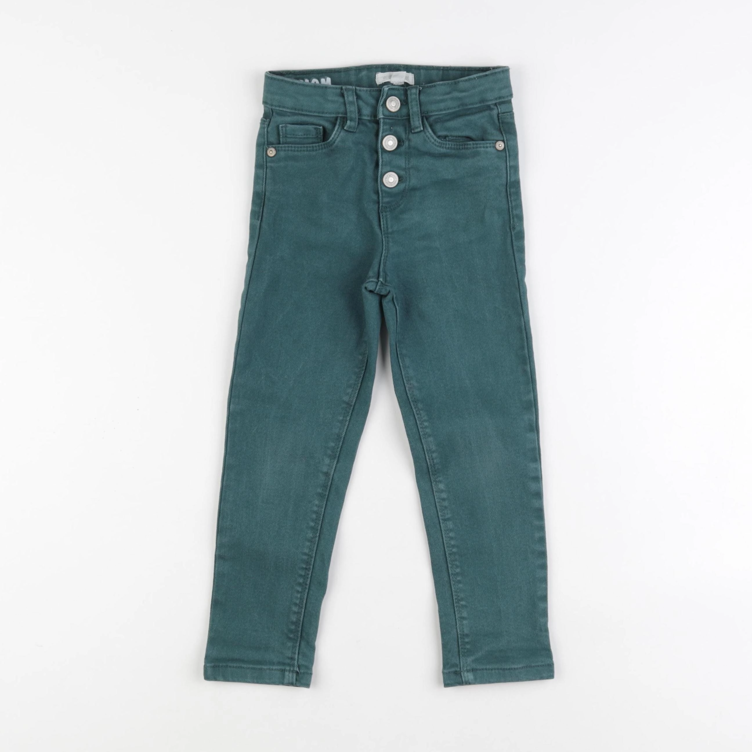 Vertbaudet - jean vert - 4 ans