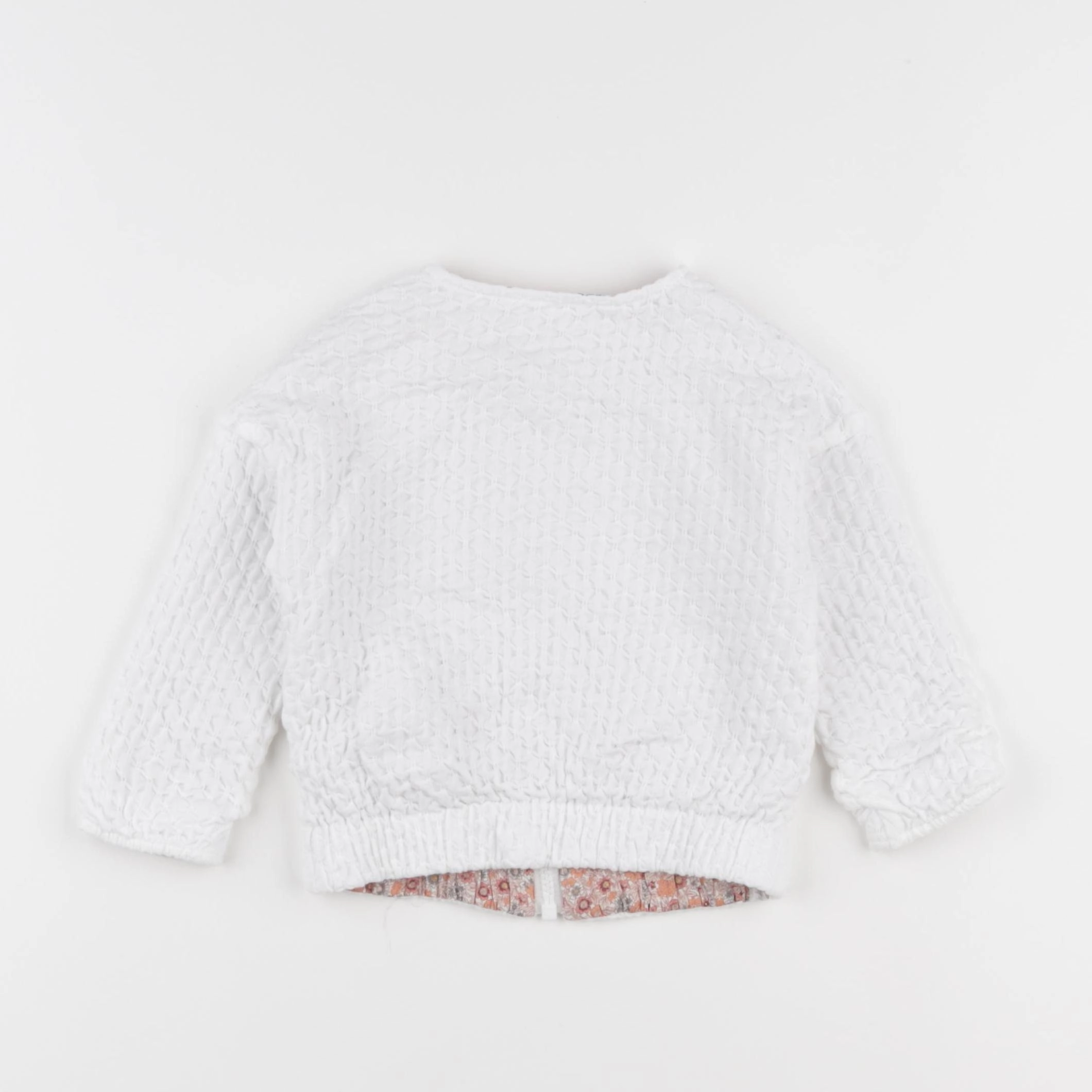IKKS - veste réversible blanc - 18 mois