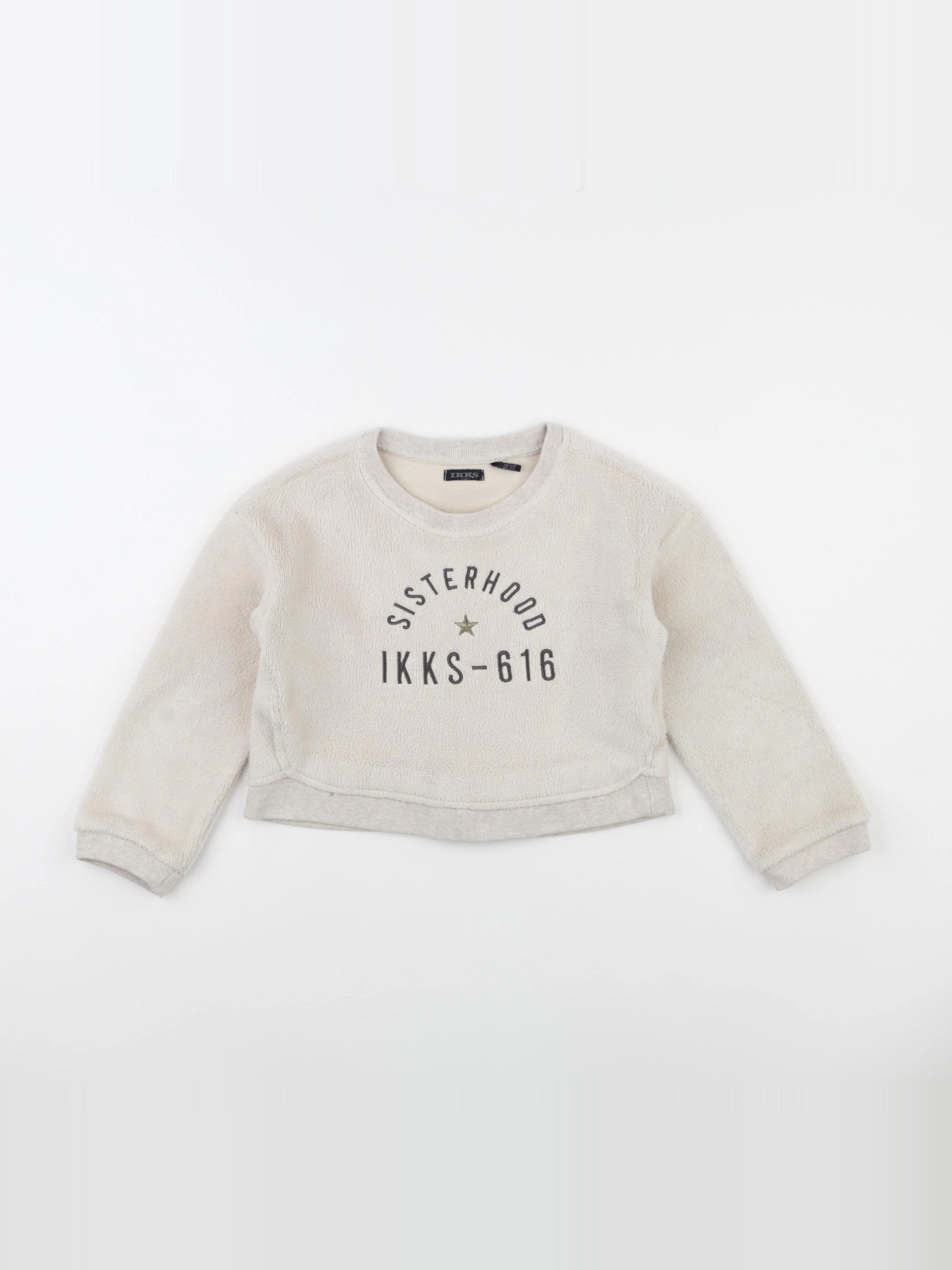 IKKS - sweat beige - 5 ans