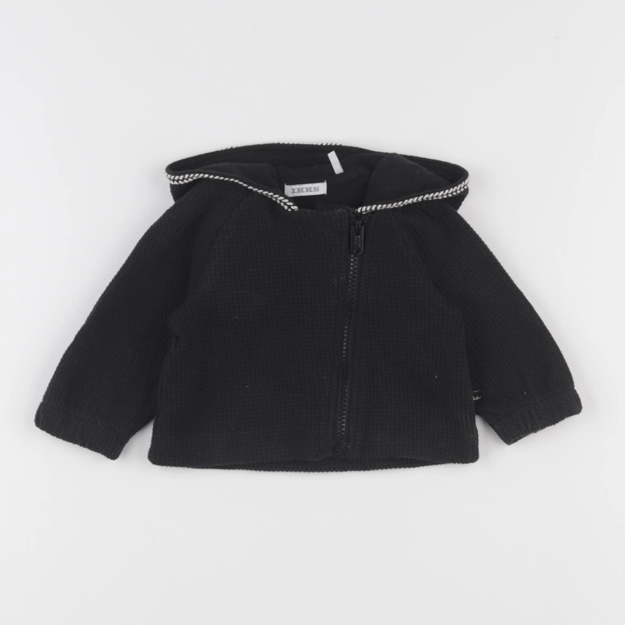 IKKS - sweat noir - 6 mois