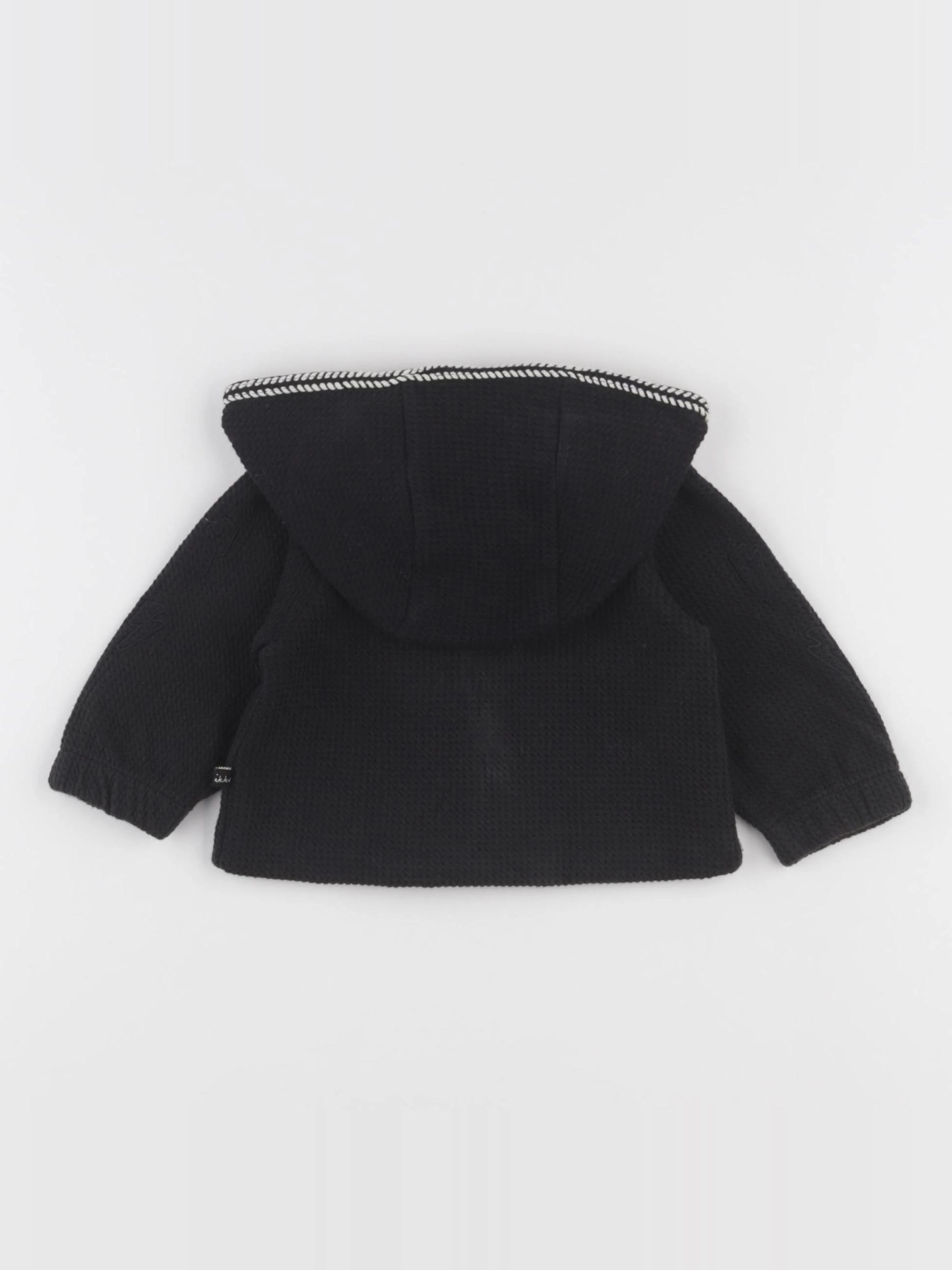 IKKS - sweat noir - 6 mois