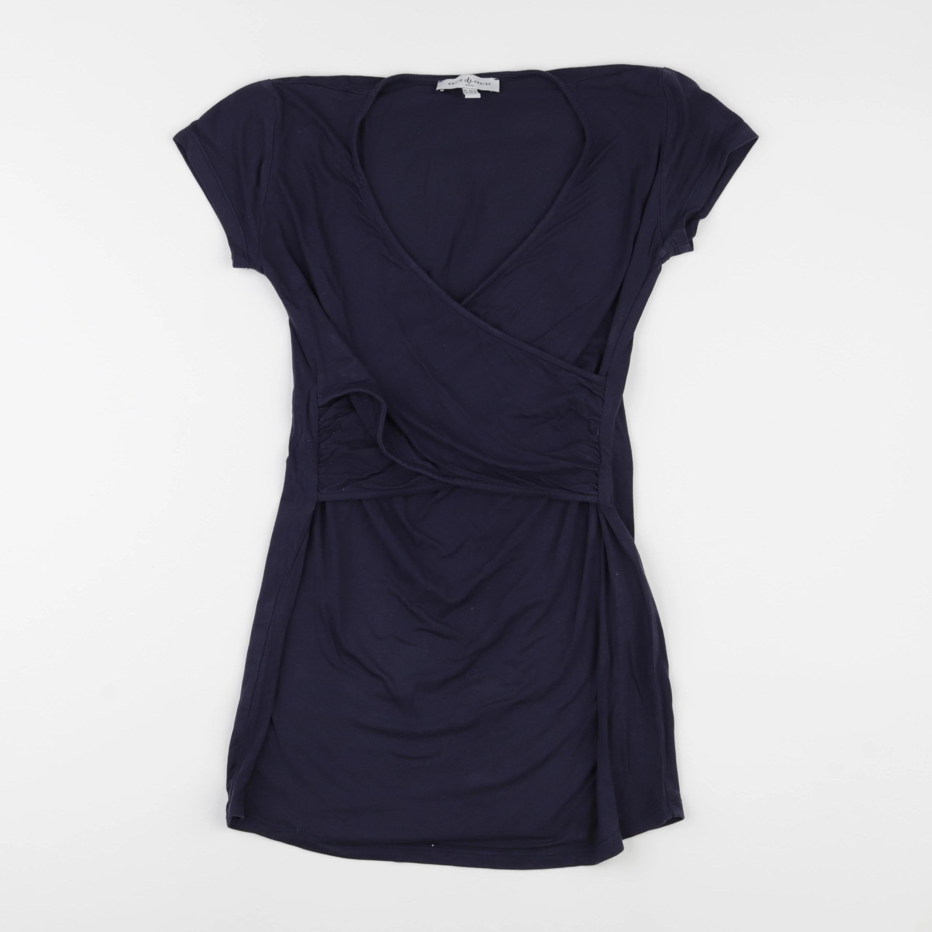Envie de fraise - tee-shirt allaitement bleu - 36 à 38