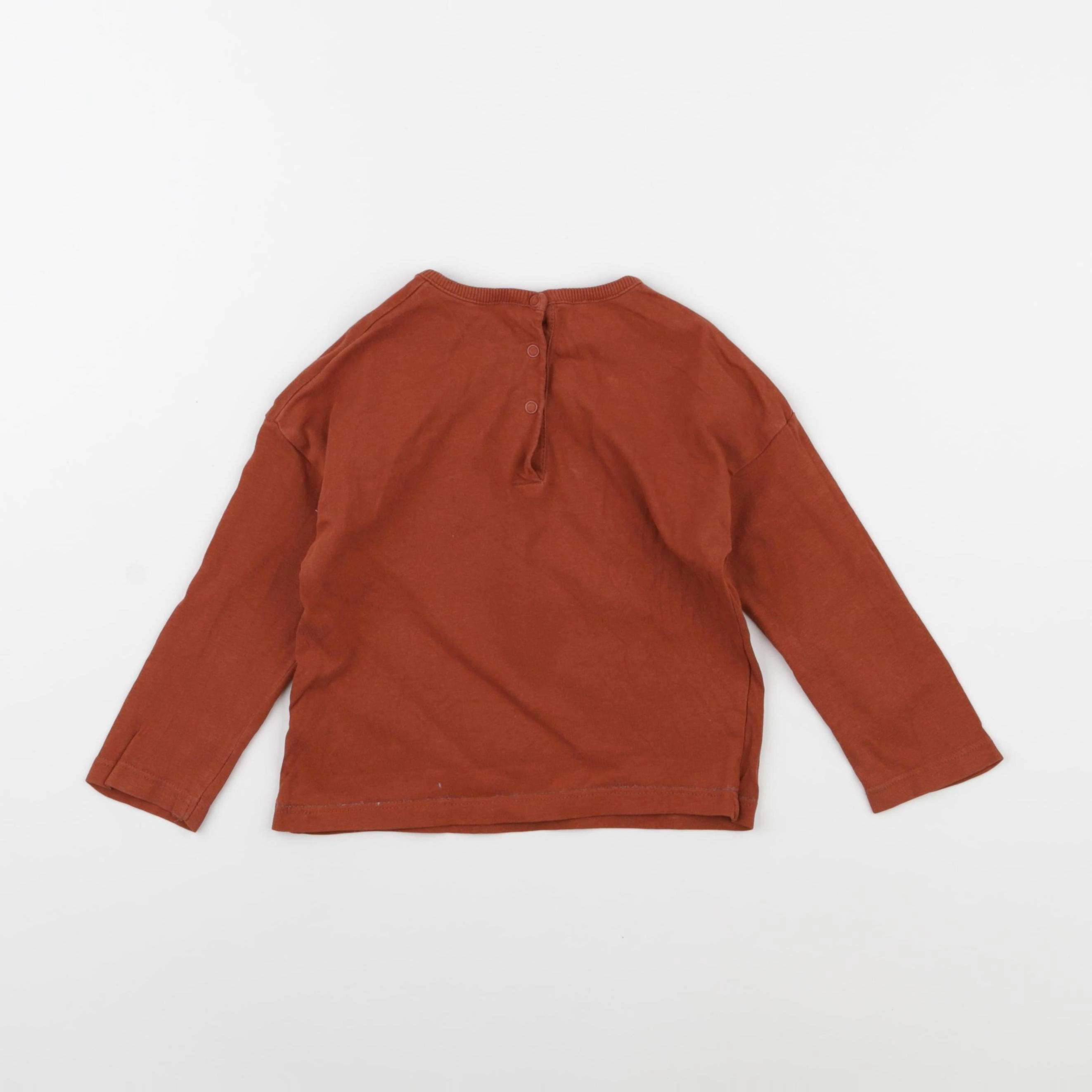 Vertbaudet - tee-shirt marron - 2 ans