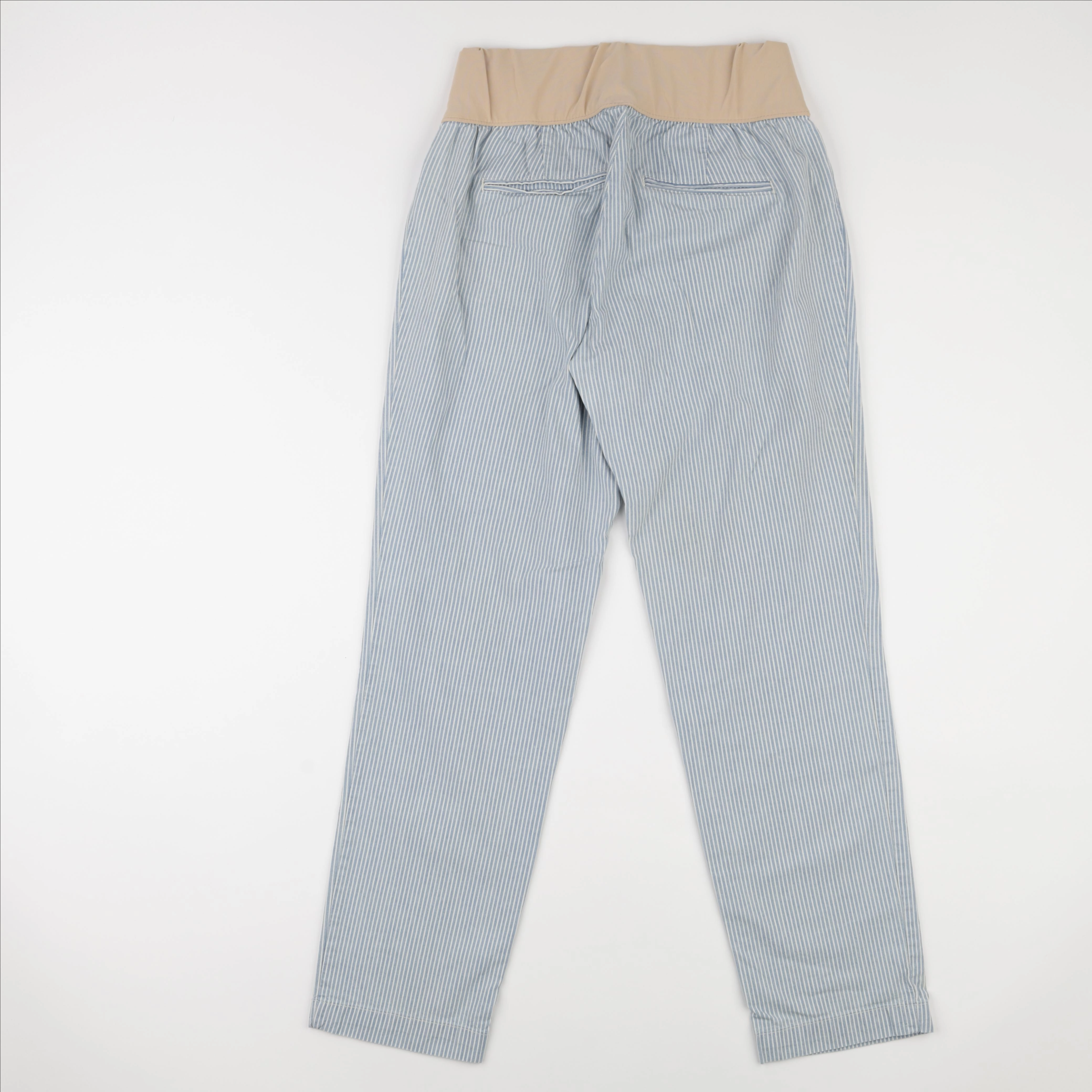 GAP maternité - pantalon grossesse bleu, blanc - 36