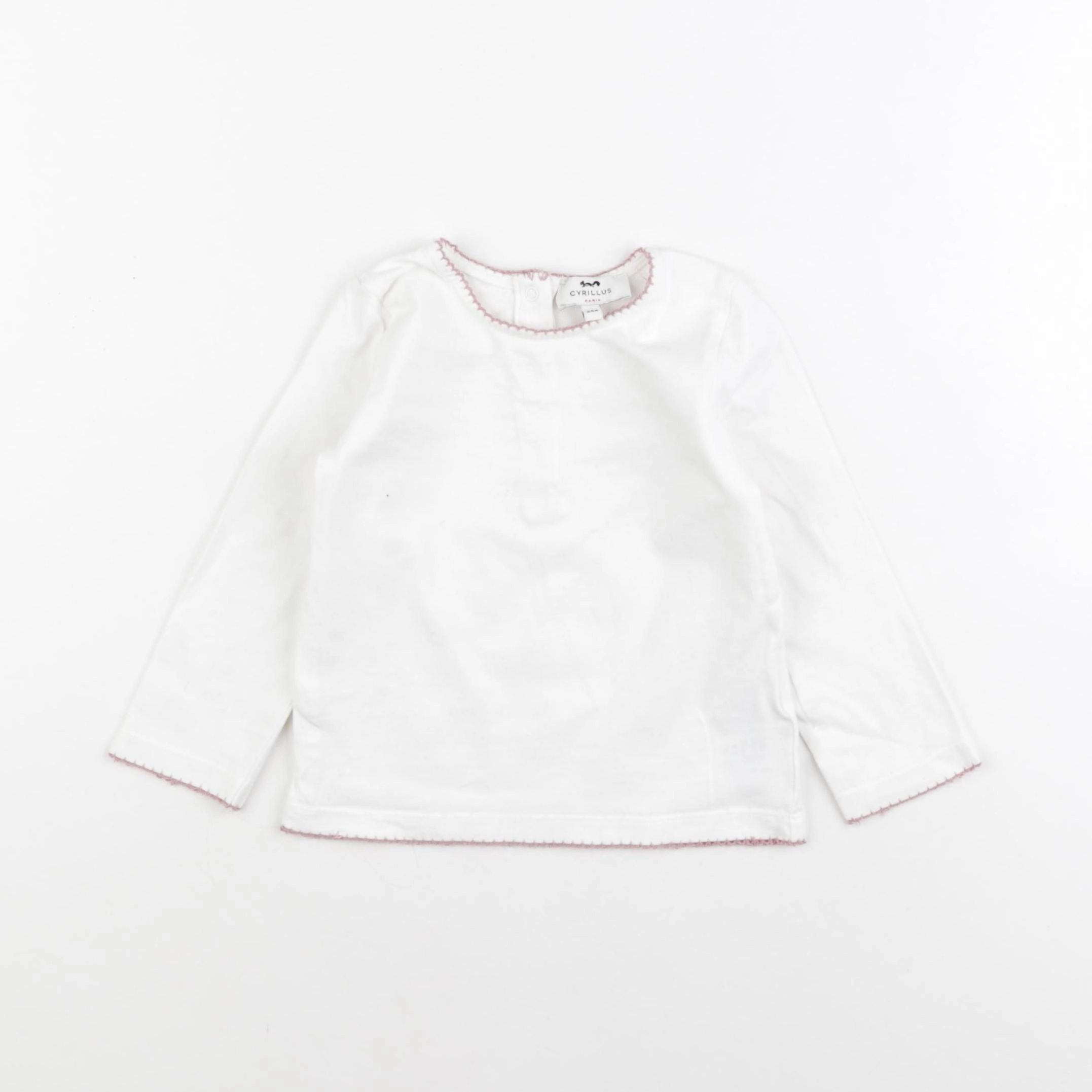 Cyrillus - tee-shirt blanc - 24 mois