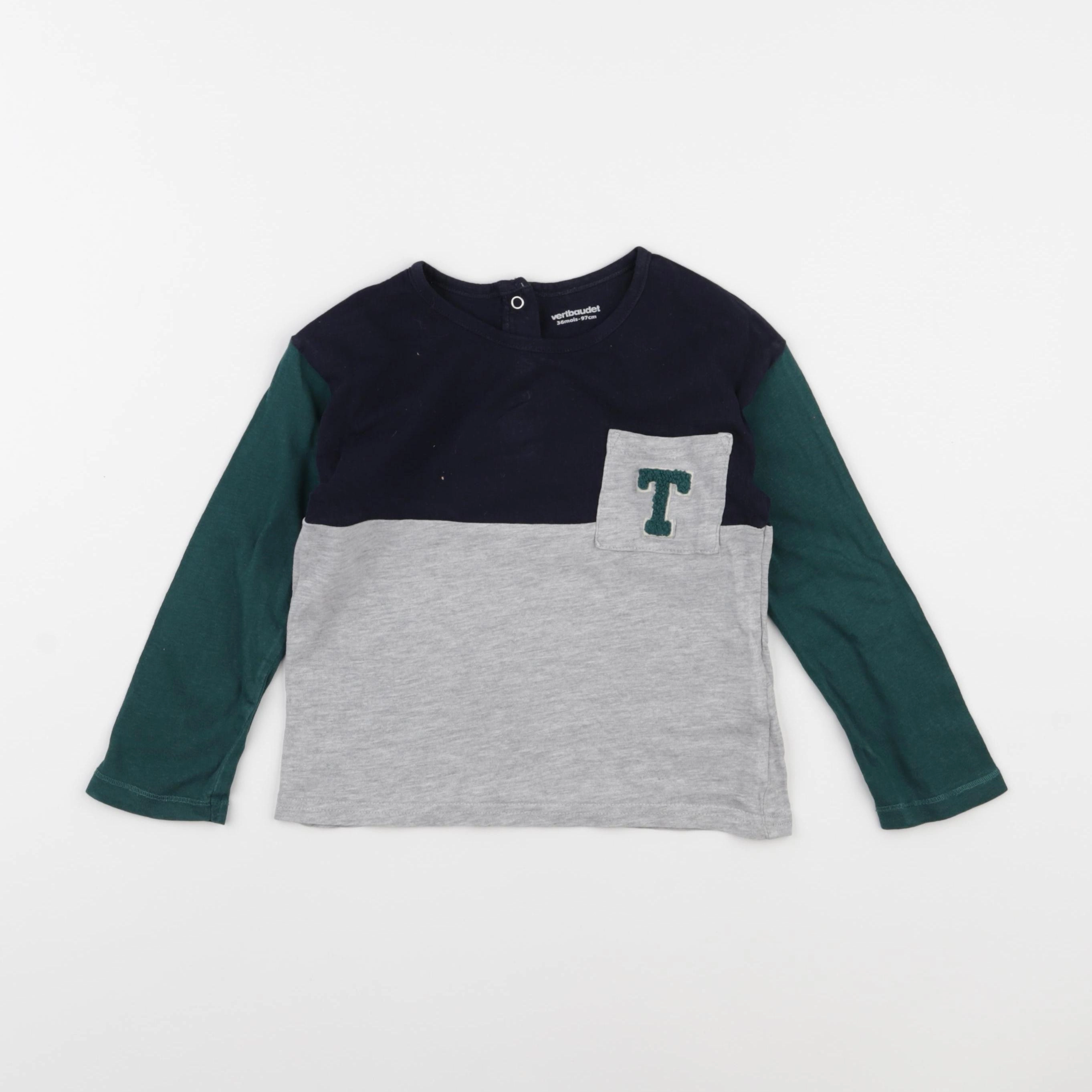 Vertbaudet - tee-shirt multicolore - 36 mois