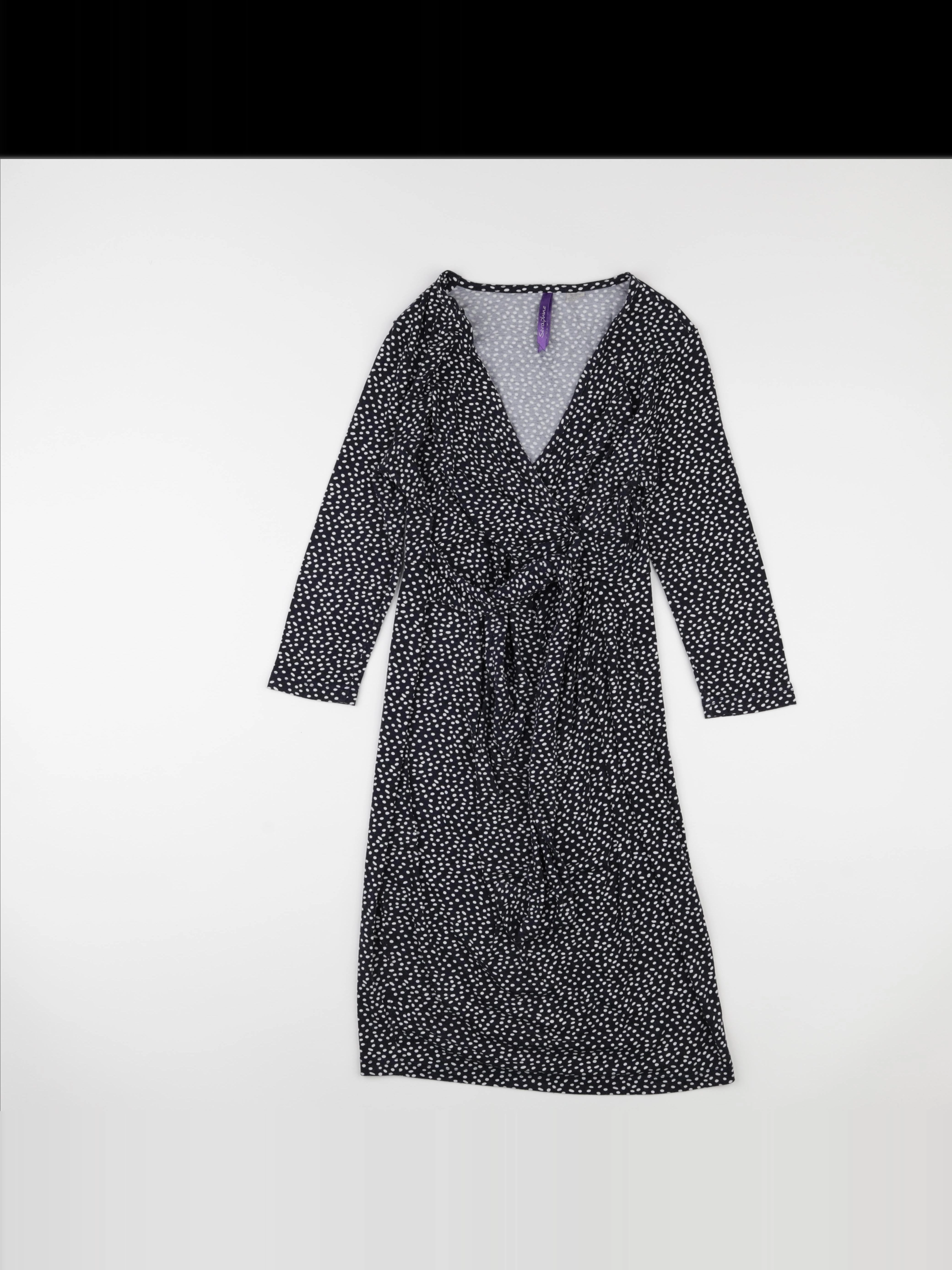 Seraphine - robe allaitement noir, blanc - 36