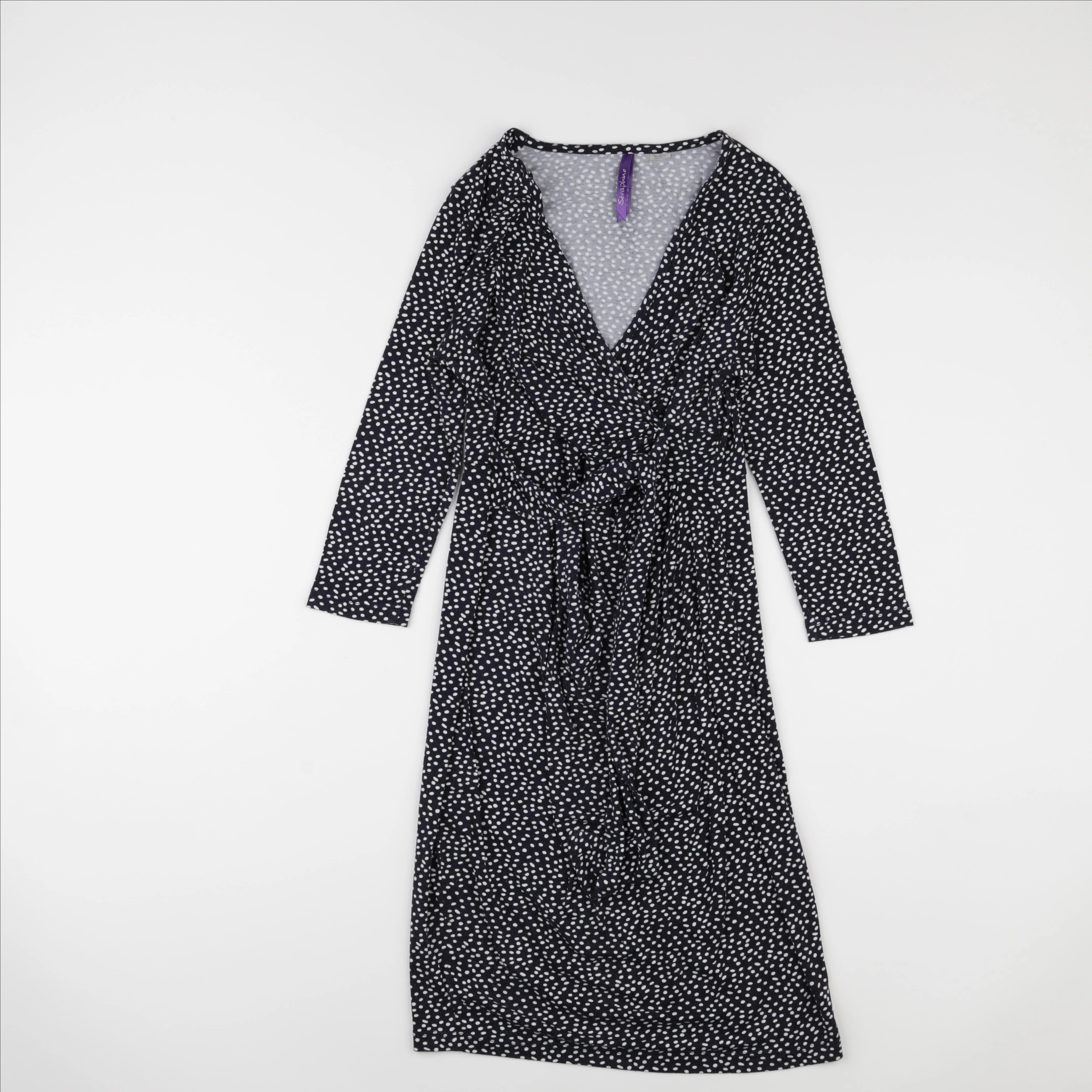 Seraphine - robe allaitement noir, blanc - 36