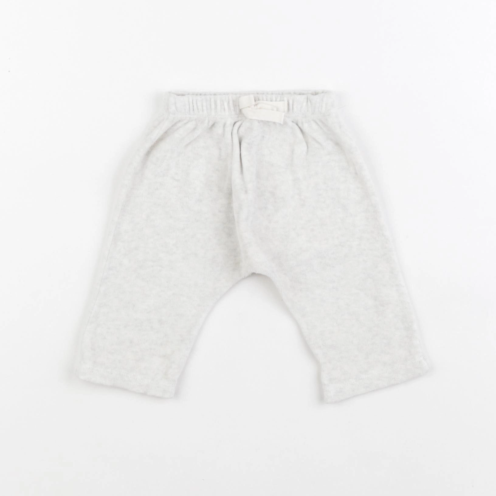 Petit Bateau - sarouel gris - 1 mois