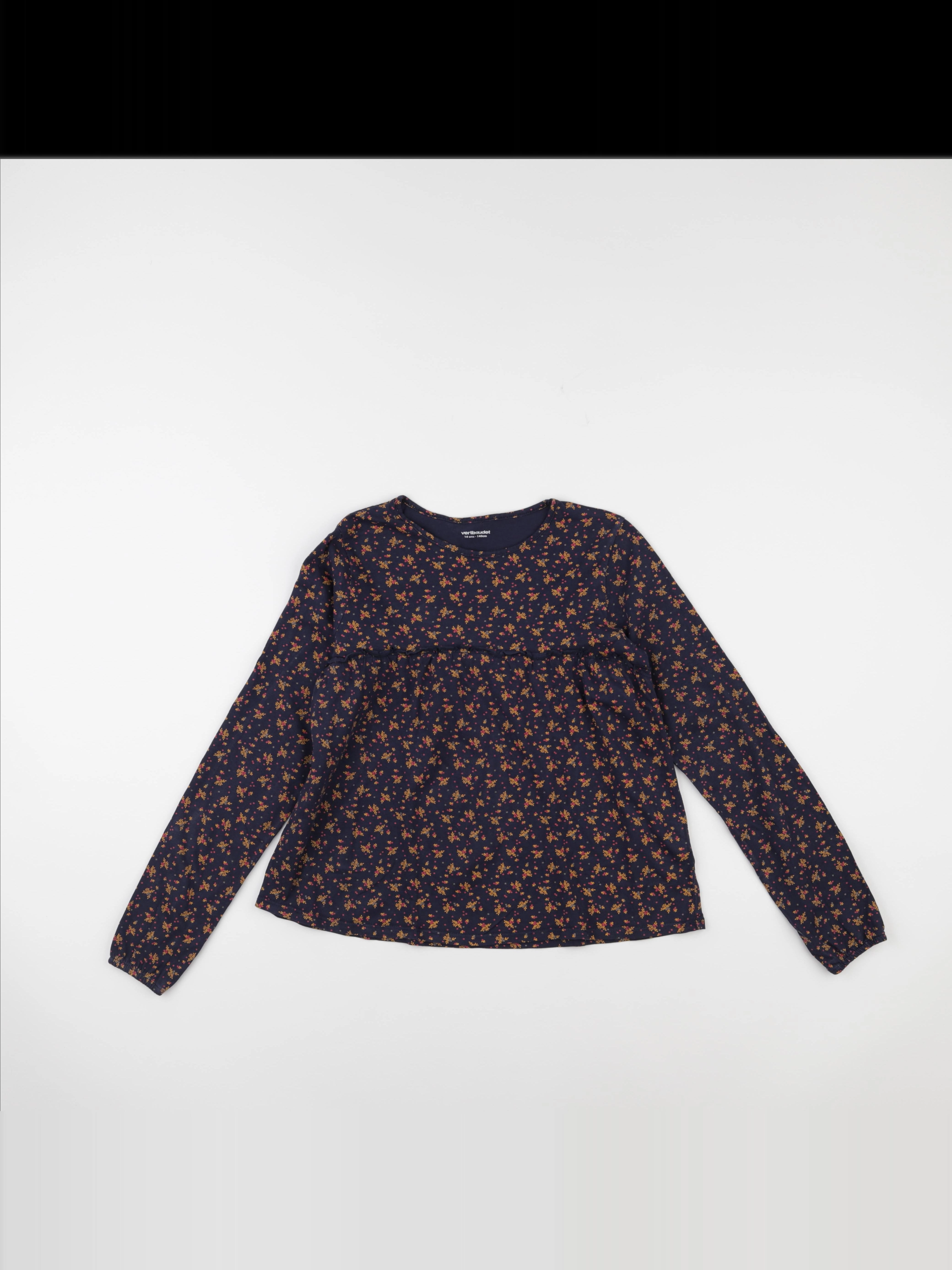 Vertbaudet - tee-shirt bleu - 10 ans