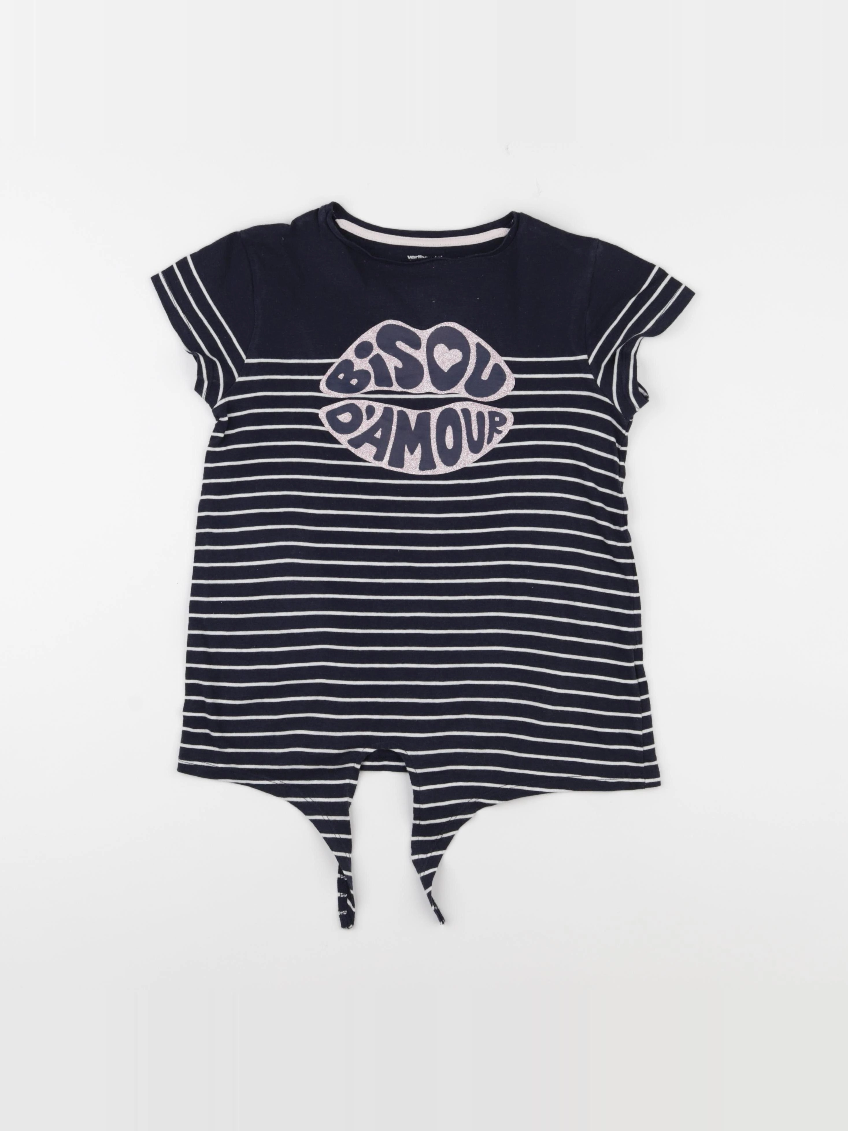 Vertbaudet - tee-shirt bleu - 10 ans