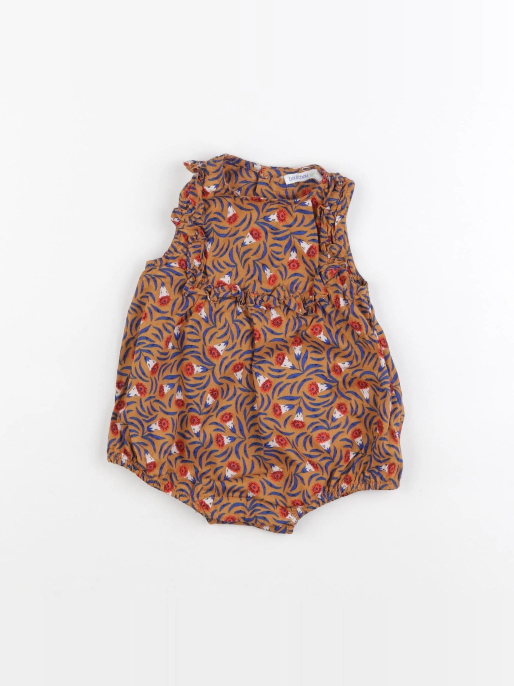Boutchou - combinaison marron - 6 mois