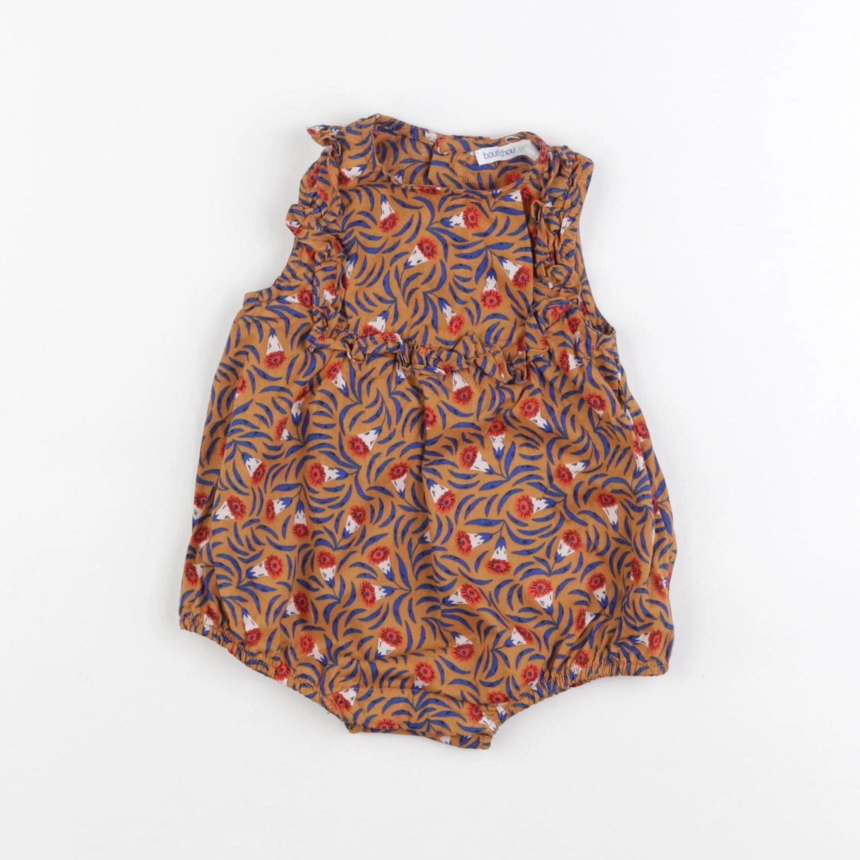 Boutchou - combinaison marron - 6 mois
