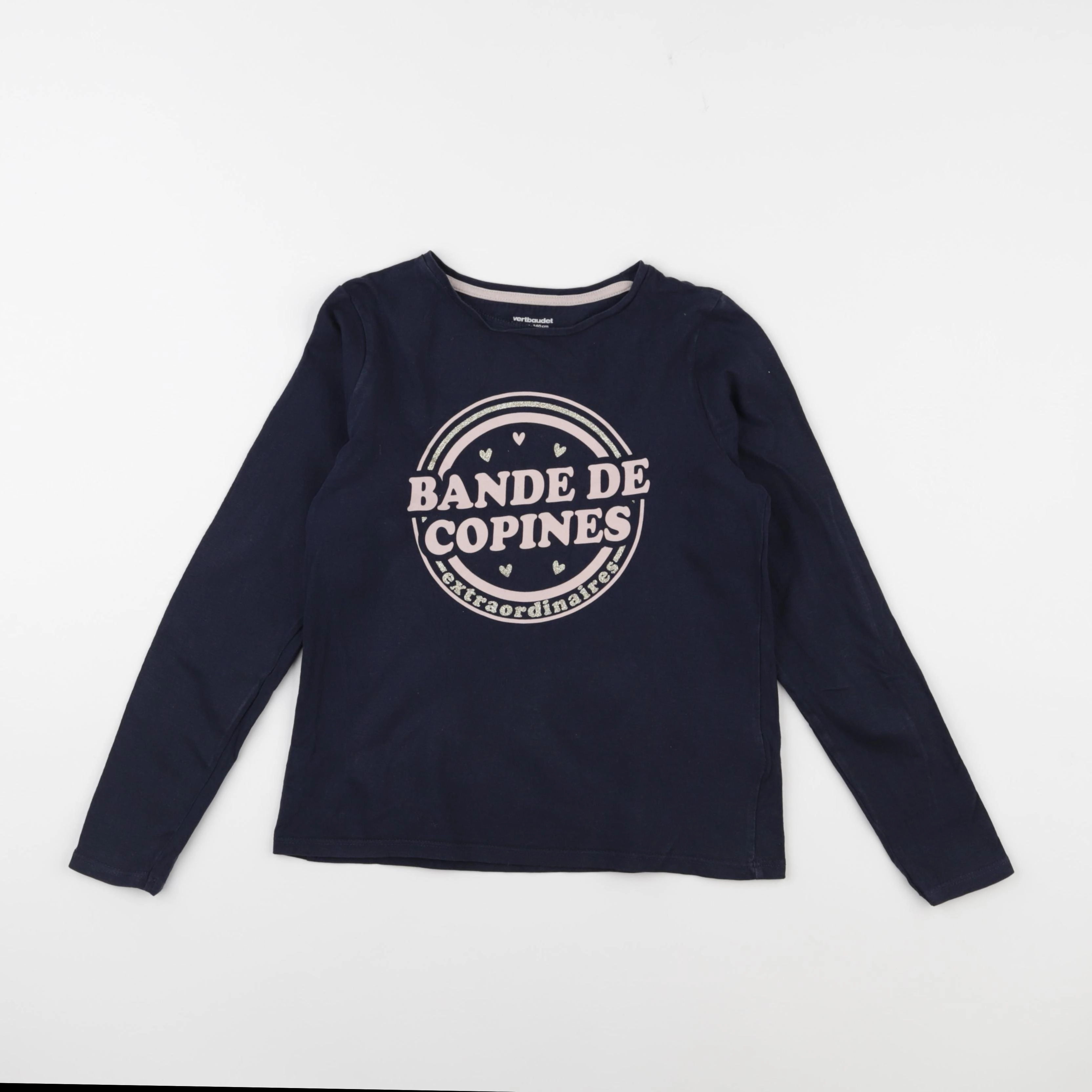 Vertbaudet - tee-shirt bleu - 10 ans