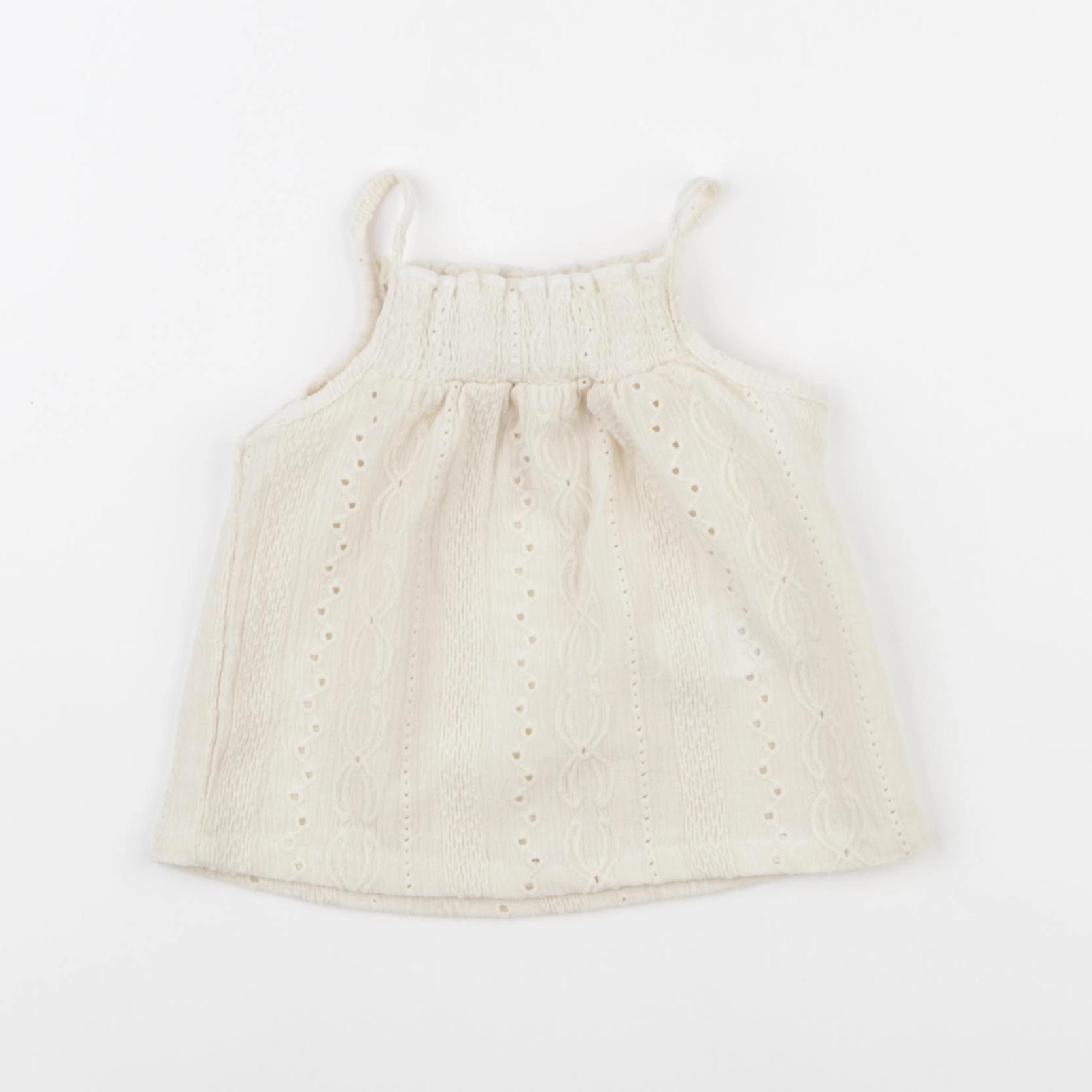 Vertbaudet - débardeur beige - 6 mois