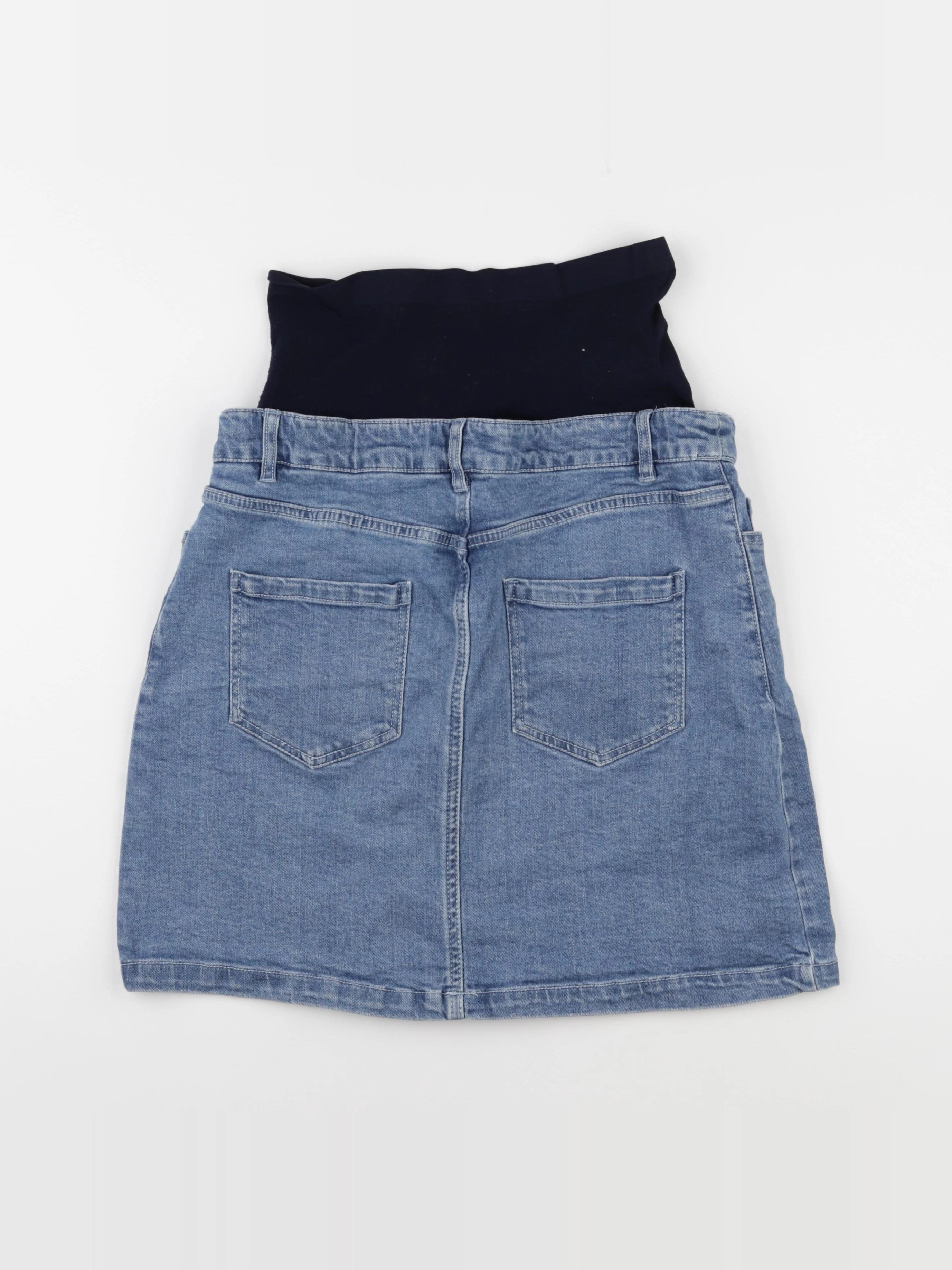 Envie de fraise - jupe grossesse bleu - 38