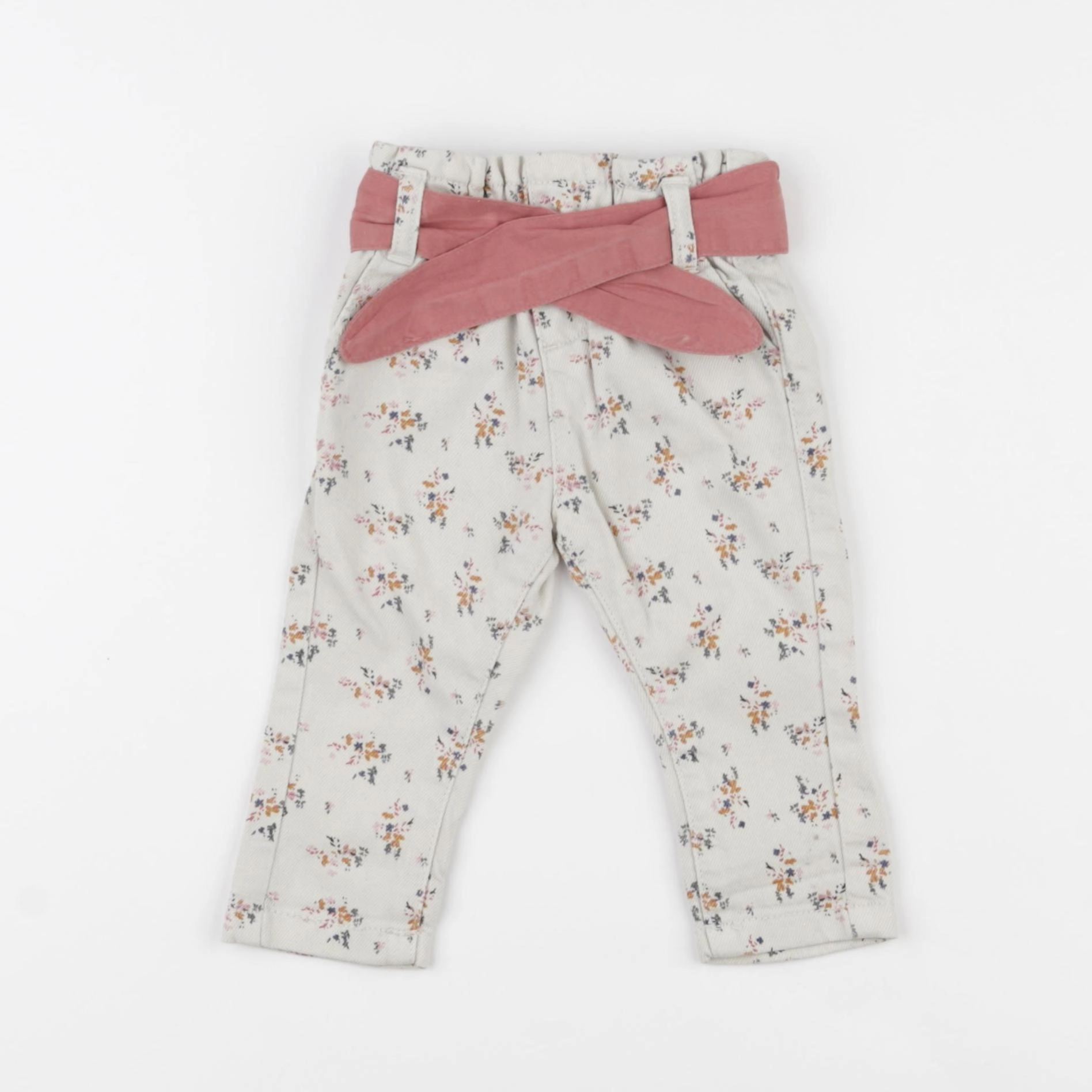 Vertbaudet - jean beige - 3 mois