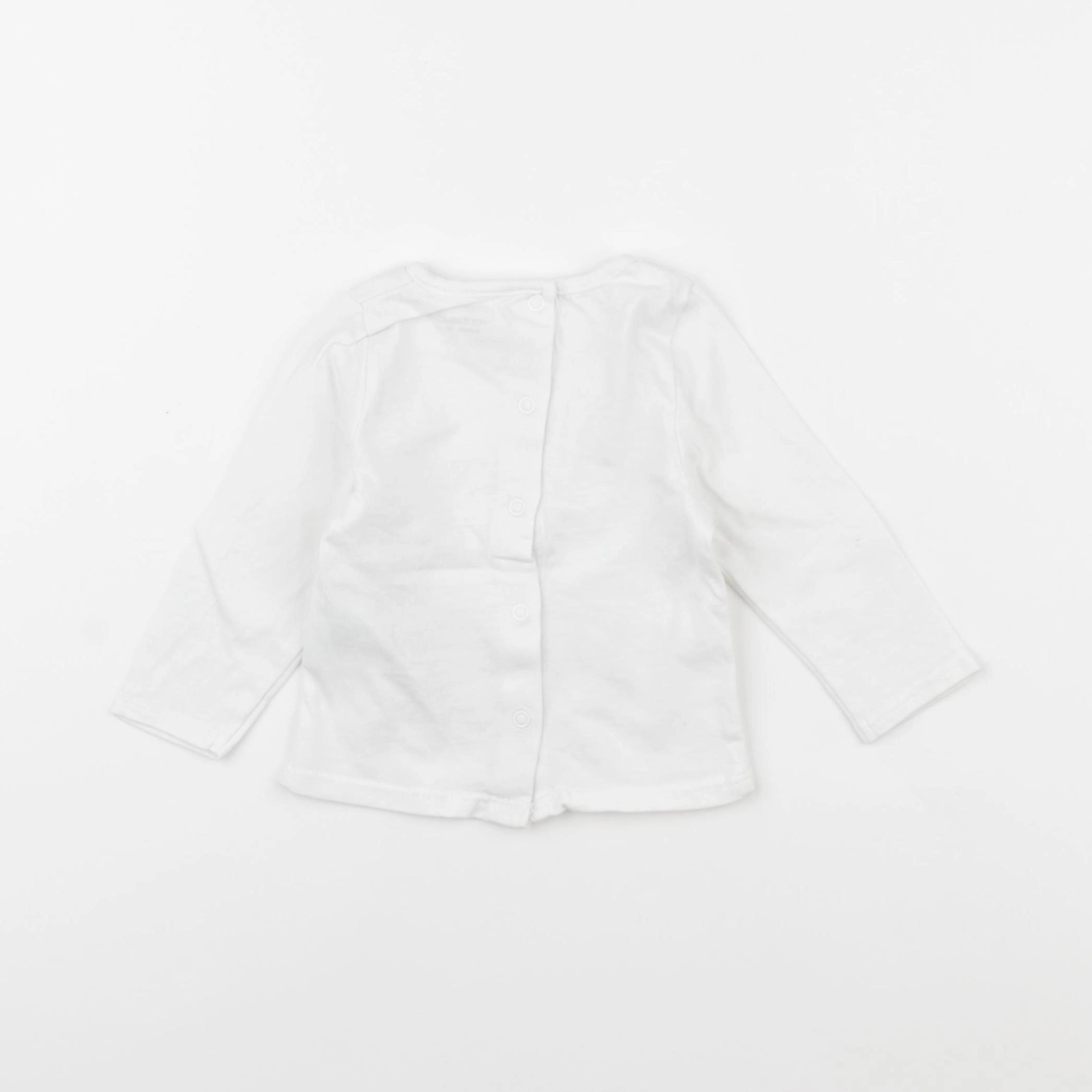 Vertbaudet - tee-shirt blanc - 3 mois