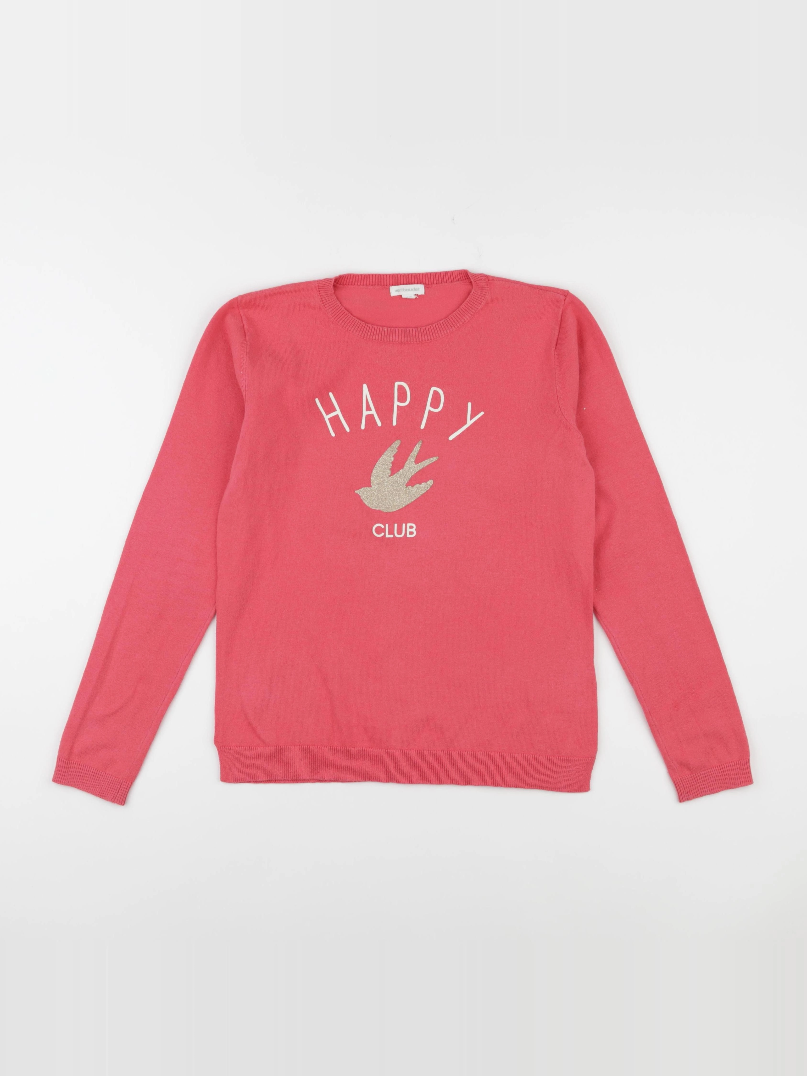 Vertbaudet - pull rose - 12 ans