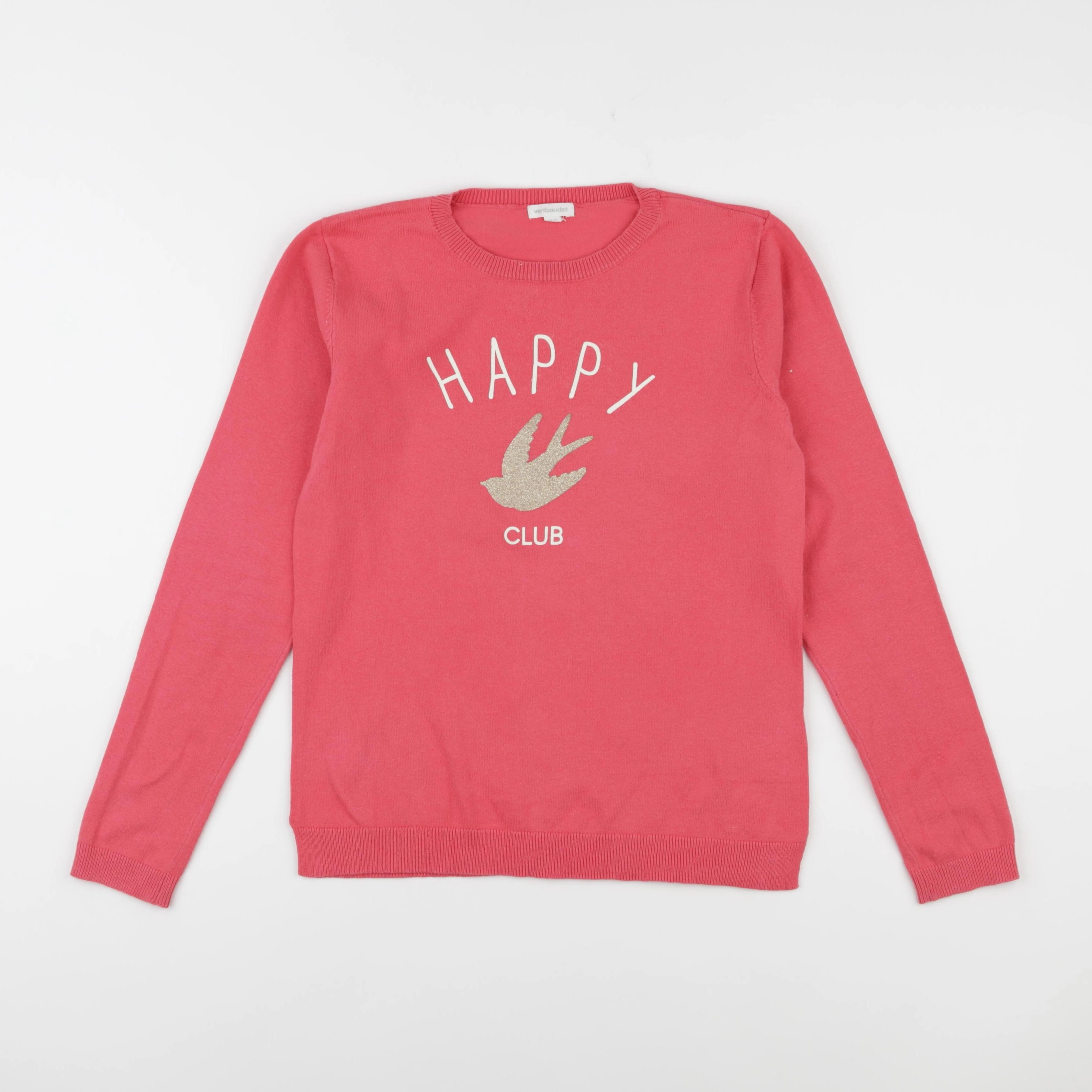 Vertbaudet - pull rose - 12 ans