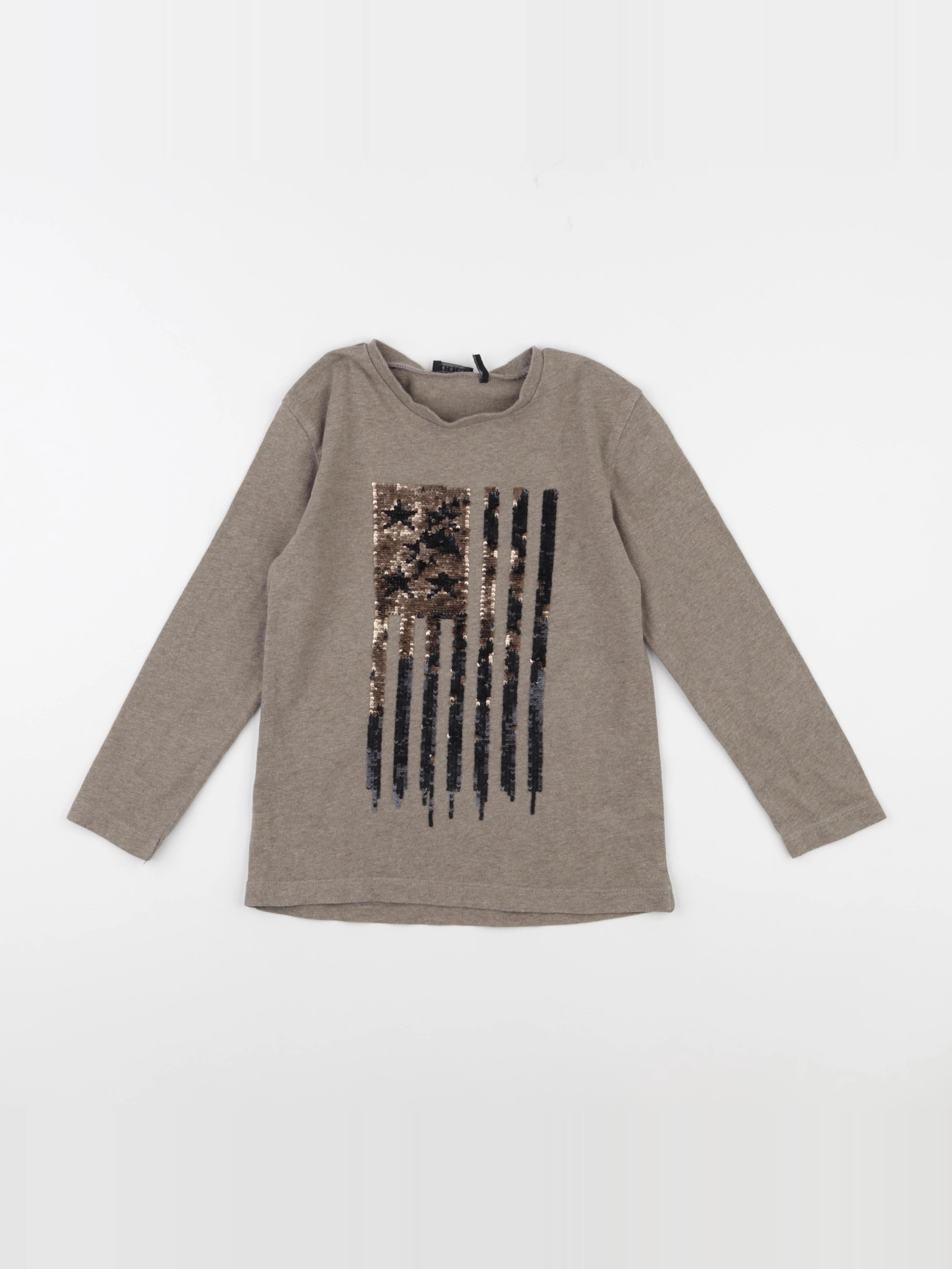 IKKS - tee-shirt marron - 5 ans