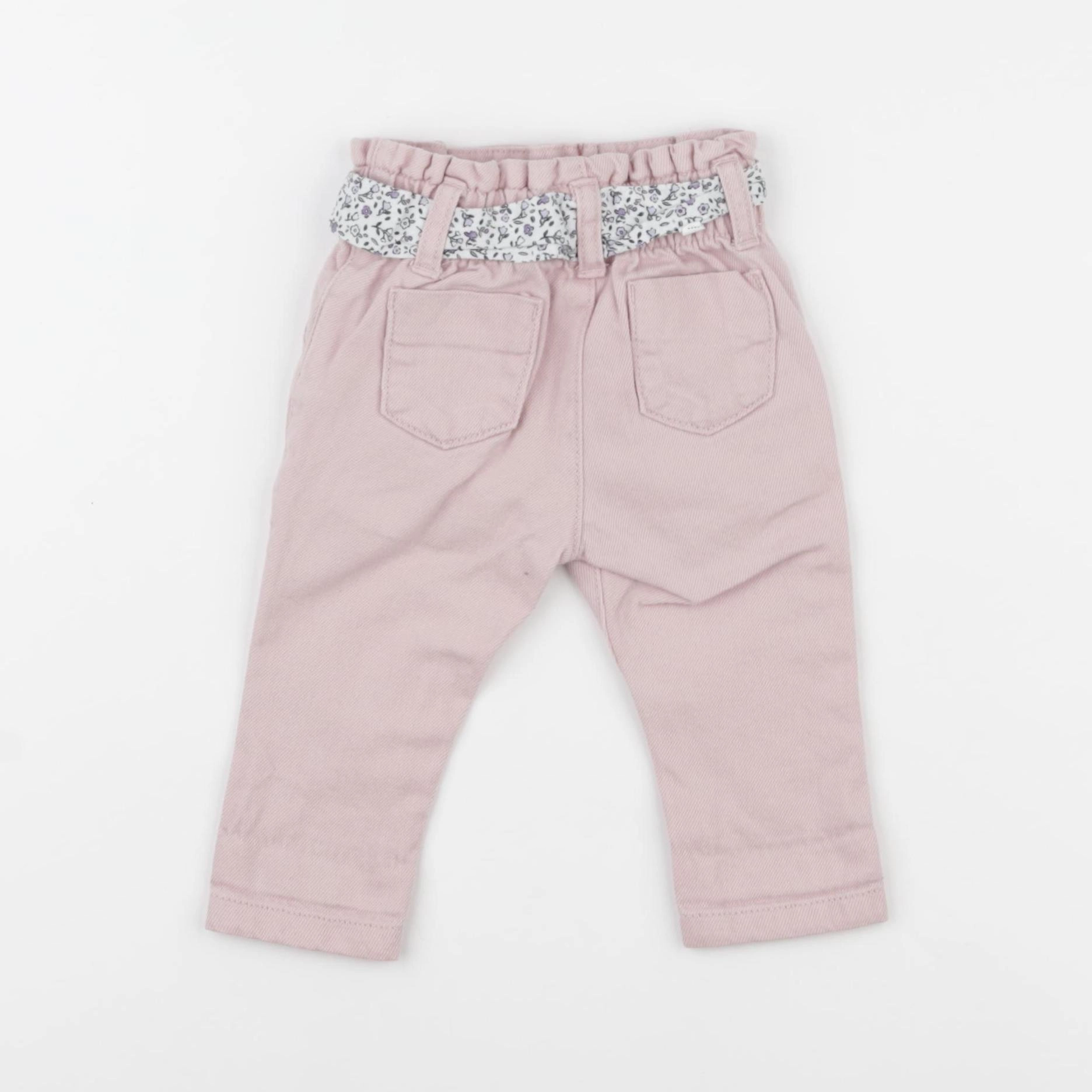 Vertbaudet - jean rose - 3 mois